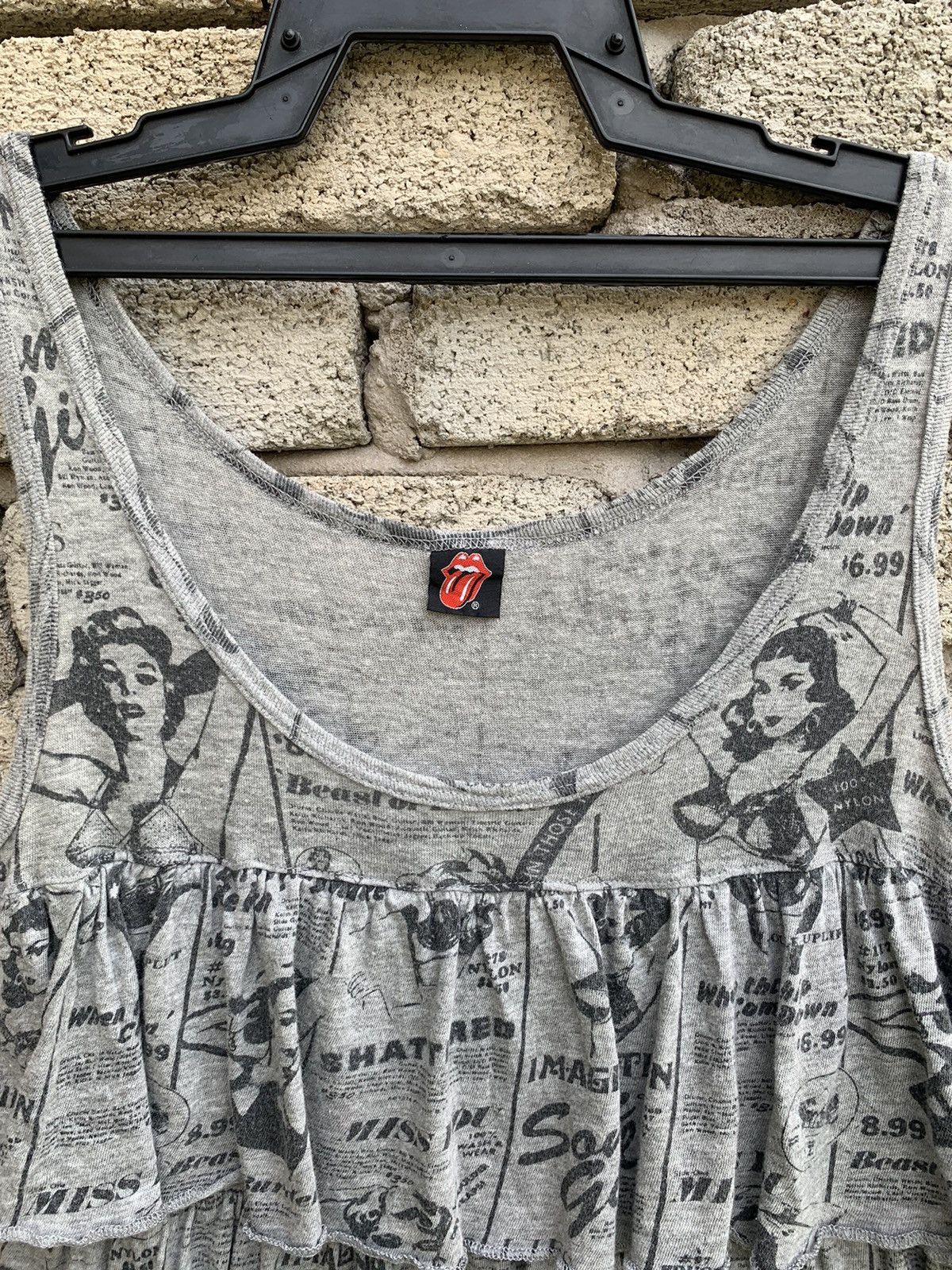 Hysteric Glamour × The Rolling Stones Hysteric Glamour x The Rolling Stone Mini Dress Layered Size XXS / US 00 / IT 34 - 8 Thumbnail