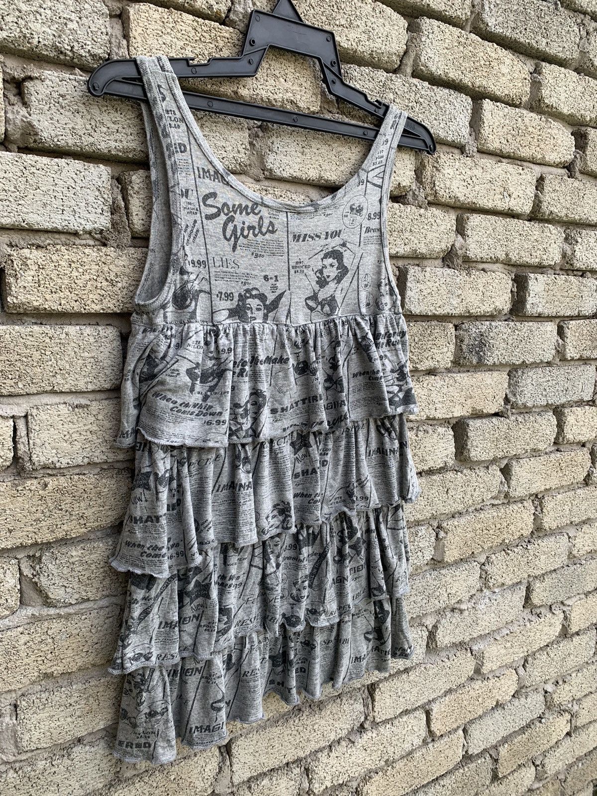 Hysteric Glamour × The Rolling Stones Hysteric Glamour x The Rolling Stone Mini Dress Layered Size XXS / US 00 / IT 34 - 7 Thumbnail