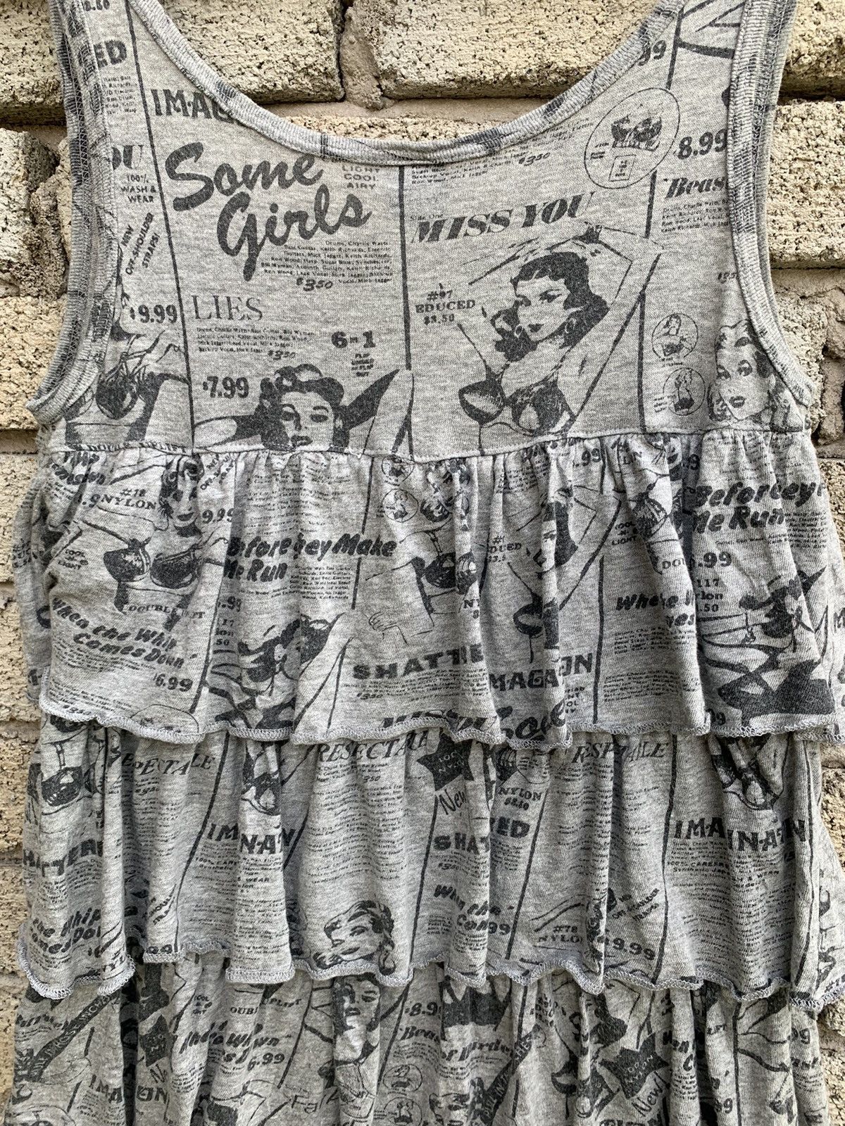 Hysteric Glamour × The Rolling Stones Hysteric Glamour x The Rolling Stone Mini Dress Layered Size XXS / US 00 / IT 34 - 16 Thumbnail