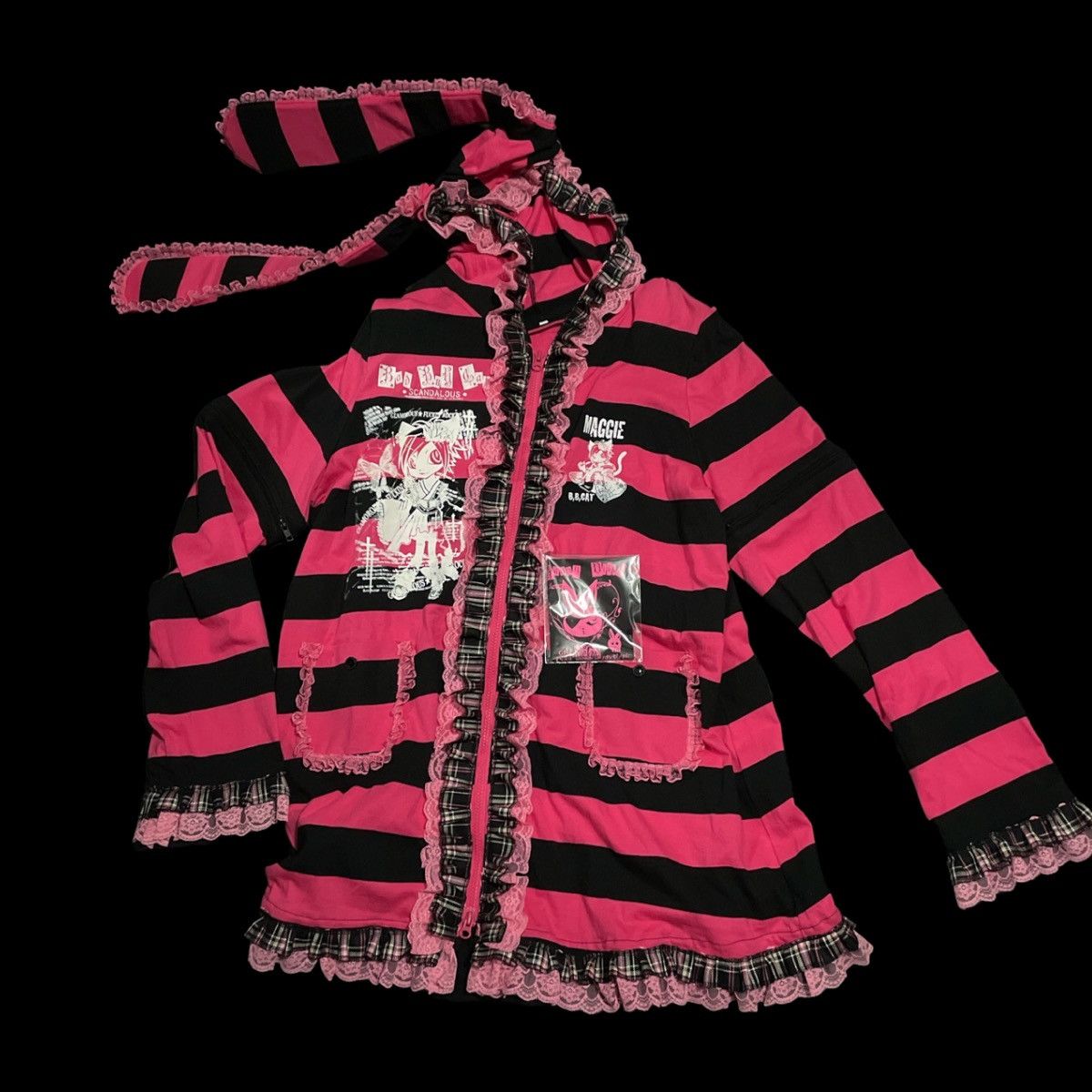 Mari's Rock maris rock pink bunny hoodie 🎀 | Grailed