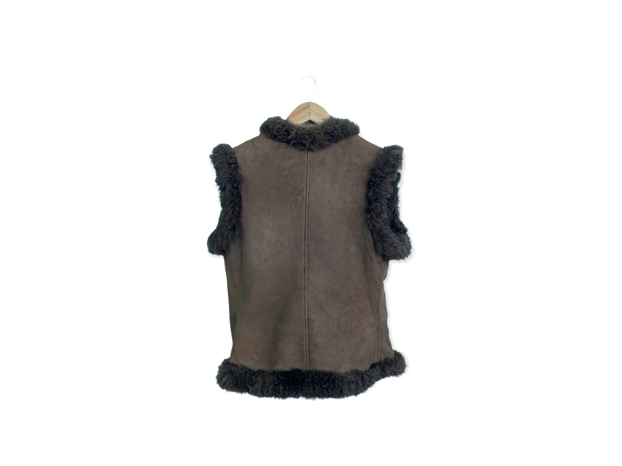 Vintage Vintage loewe leather fur vest Size US S / EU 44-46 / 1 - 3 Thumbnail