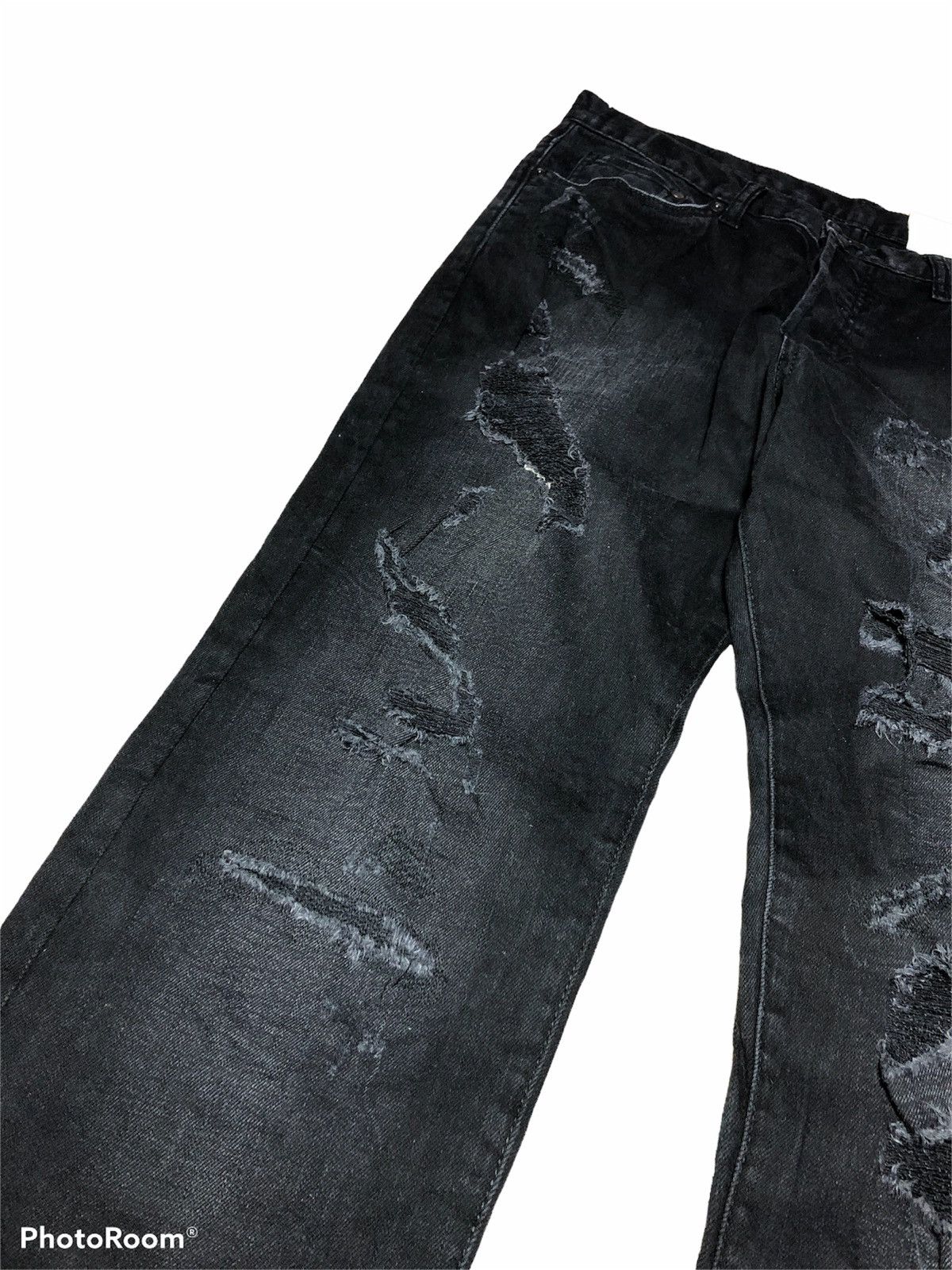 SLIM⚡️⚡️STRECTHABLE LOW WAIST DISTRESSED DENIM BY &DENIM