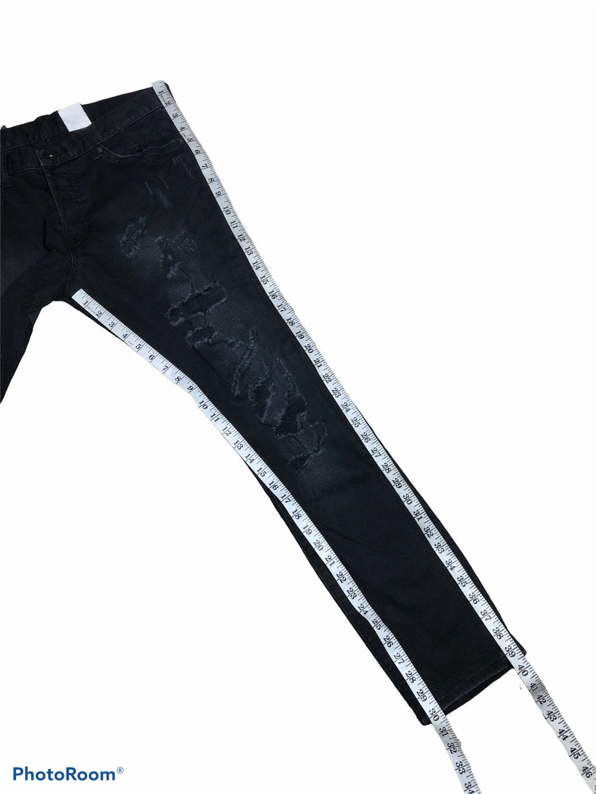 SLIM⚡️⚡️STRECTHABLE LOW WAIST DISTRESSED DENIM BY &DENIM
