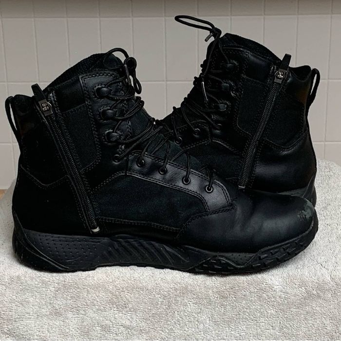 Under Armour Tactical Side Zip Black Boot