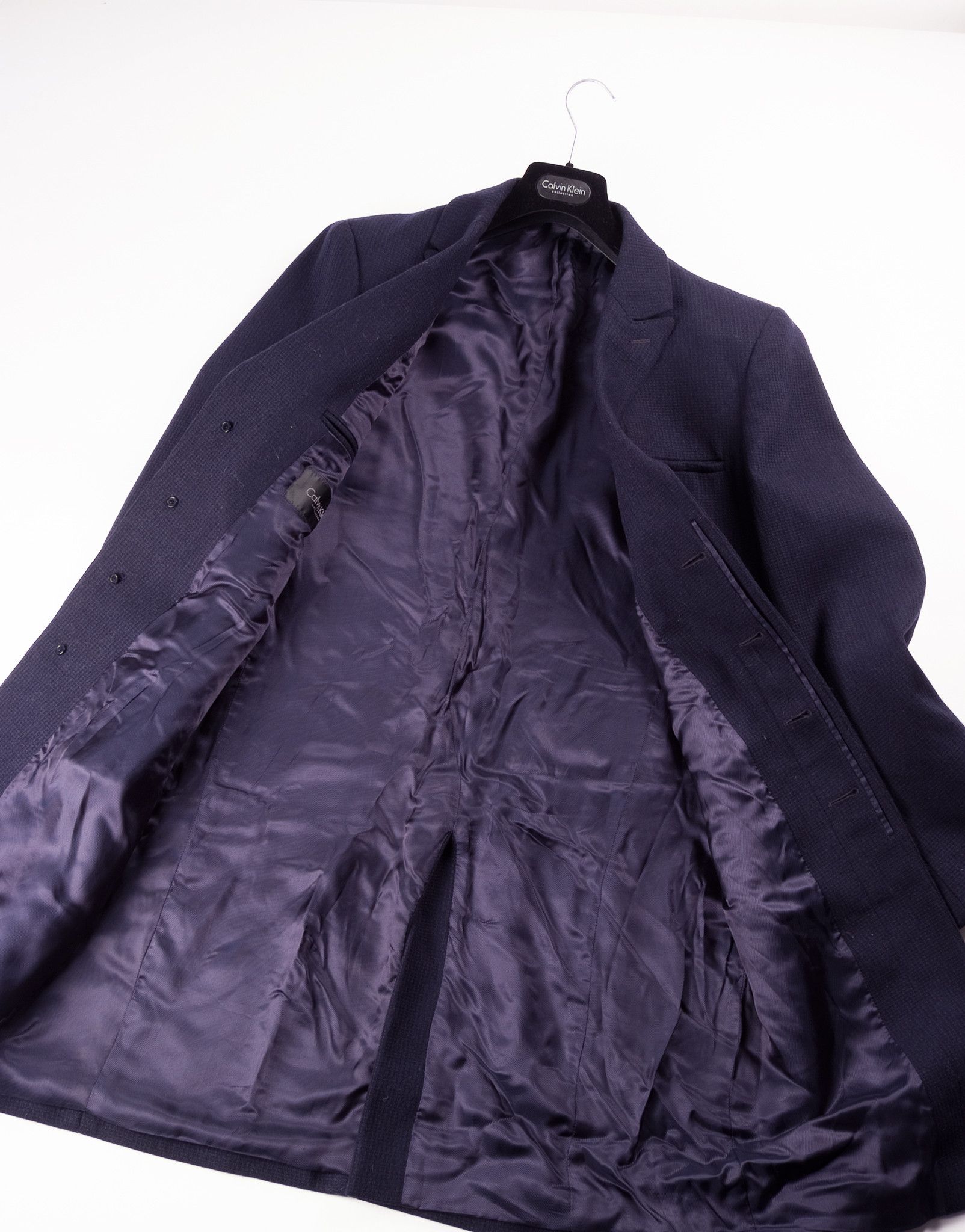 Calvin Klein NWOT Calvin Klein Blue Long Overcoat XL Size US XL / EU 56 / 4 - 5 Thumbnail