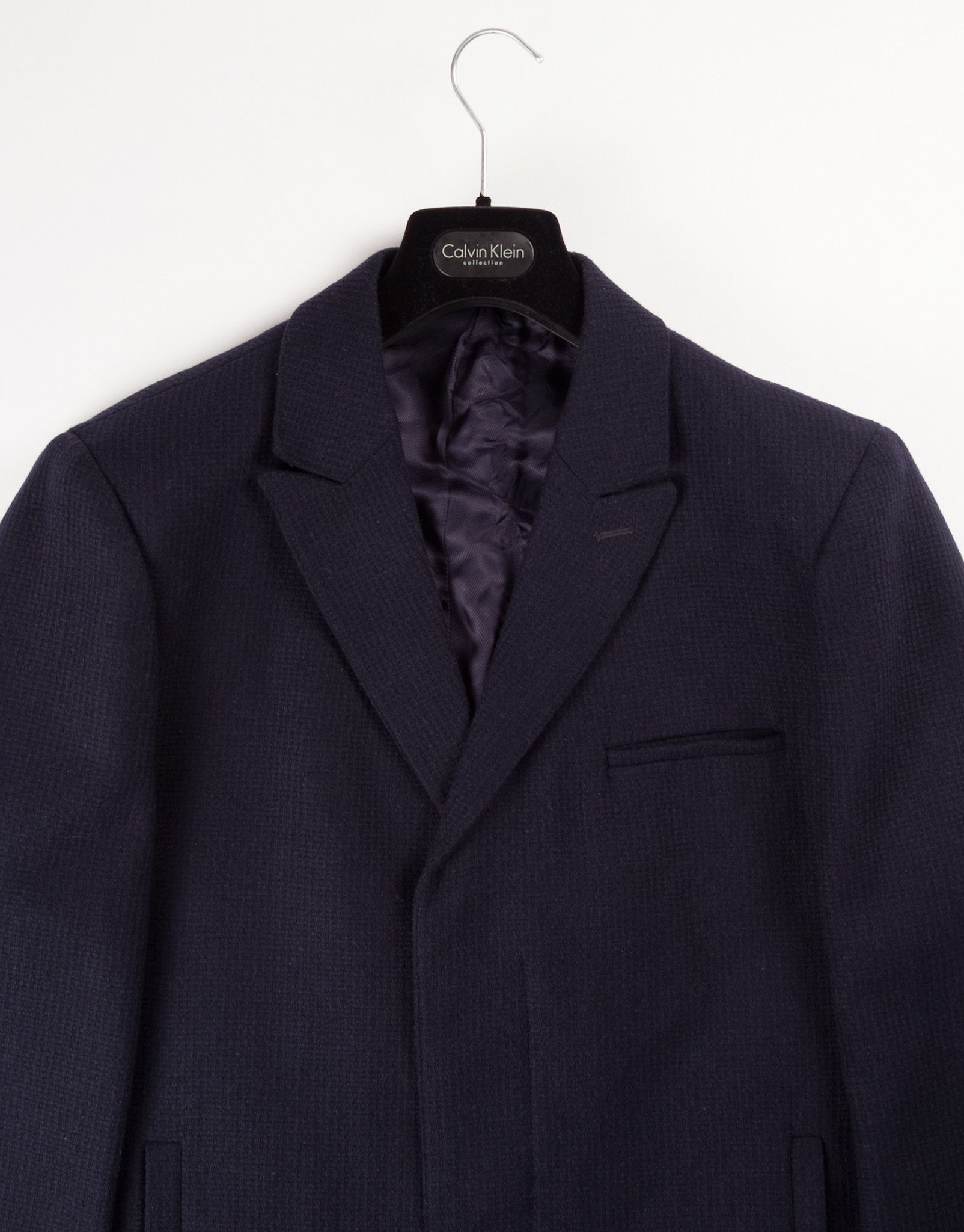 Calvin Klein NWOT Calvin Klein Blue Long Overcoat XL Size US XL / EU 56 / 4 - 8 Thumbnail