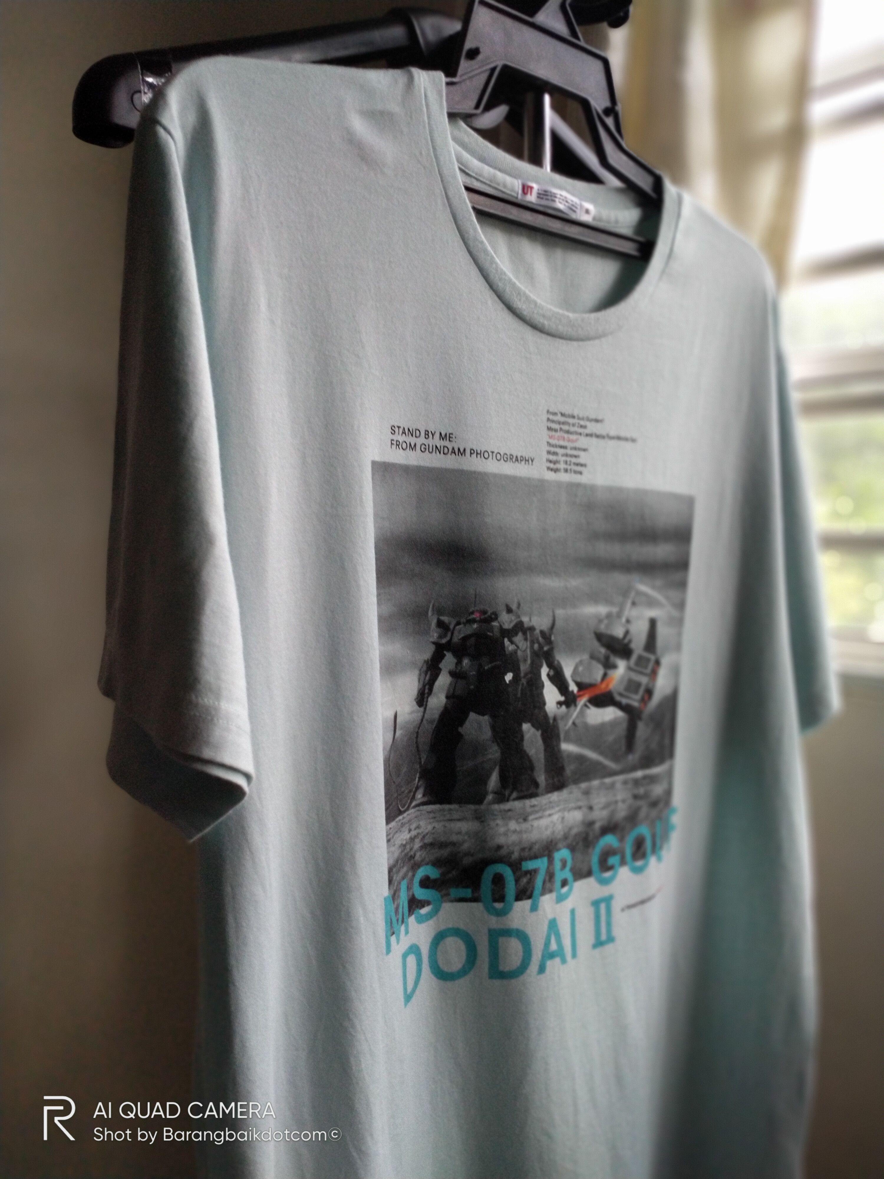 Japanese Brand Bandai Robots Mobile Suit Gundam Dodai II still photo tee Size US XL / EU 56 / 4 - 4 Thumbnail