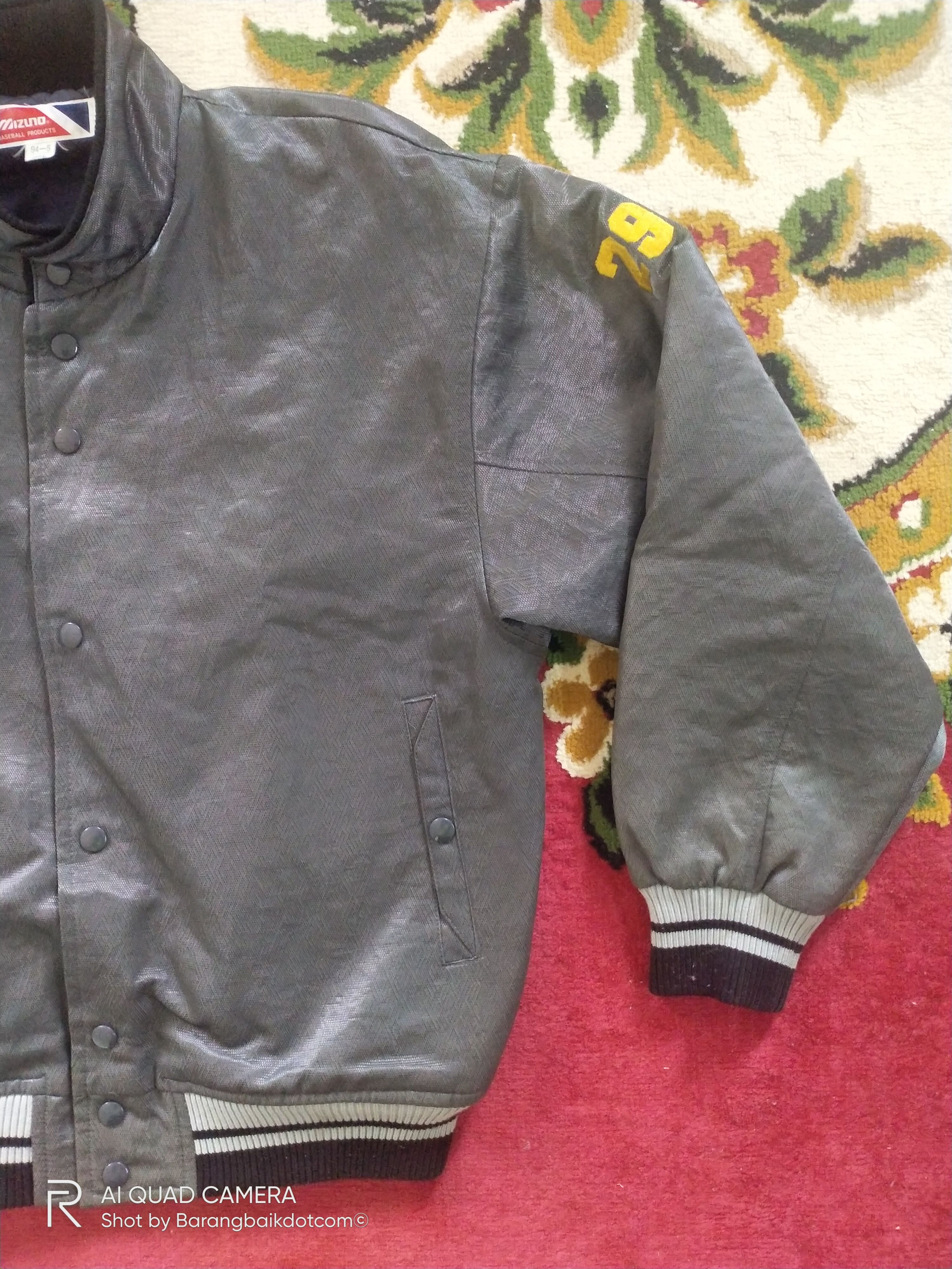 Japanese Brand Vintage 90s Mizuno baseball snap button coach jacket Size US XL / EU 56 / 4 - 3 Thumbnail