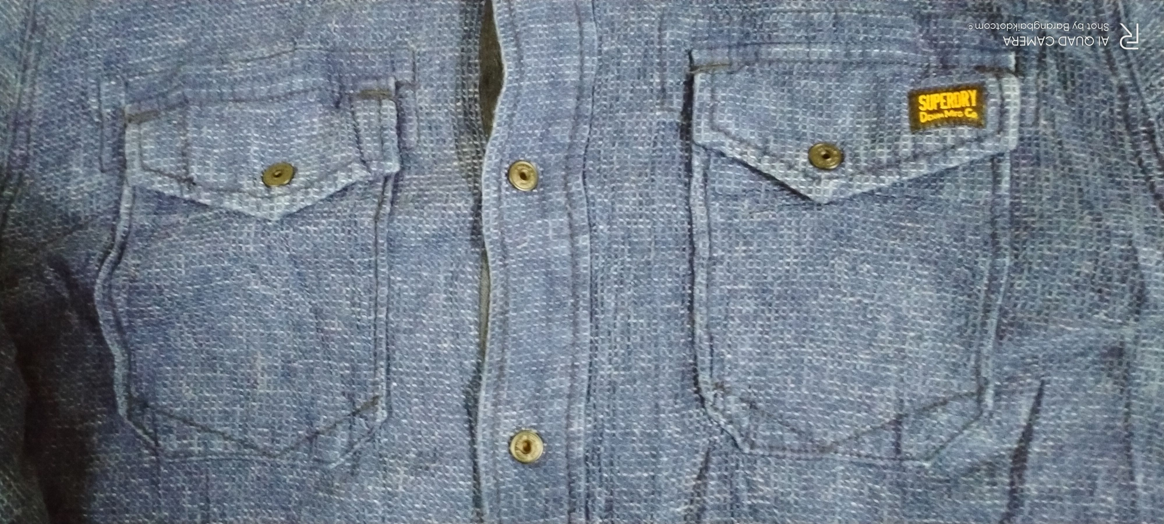 Japanese Brand × Superdry Superdry blue denim l/s button up shirt Size US L / EU 52-54 / 3 - 4 Thumbnail