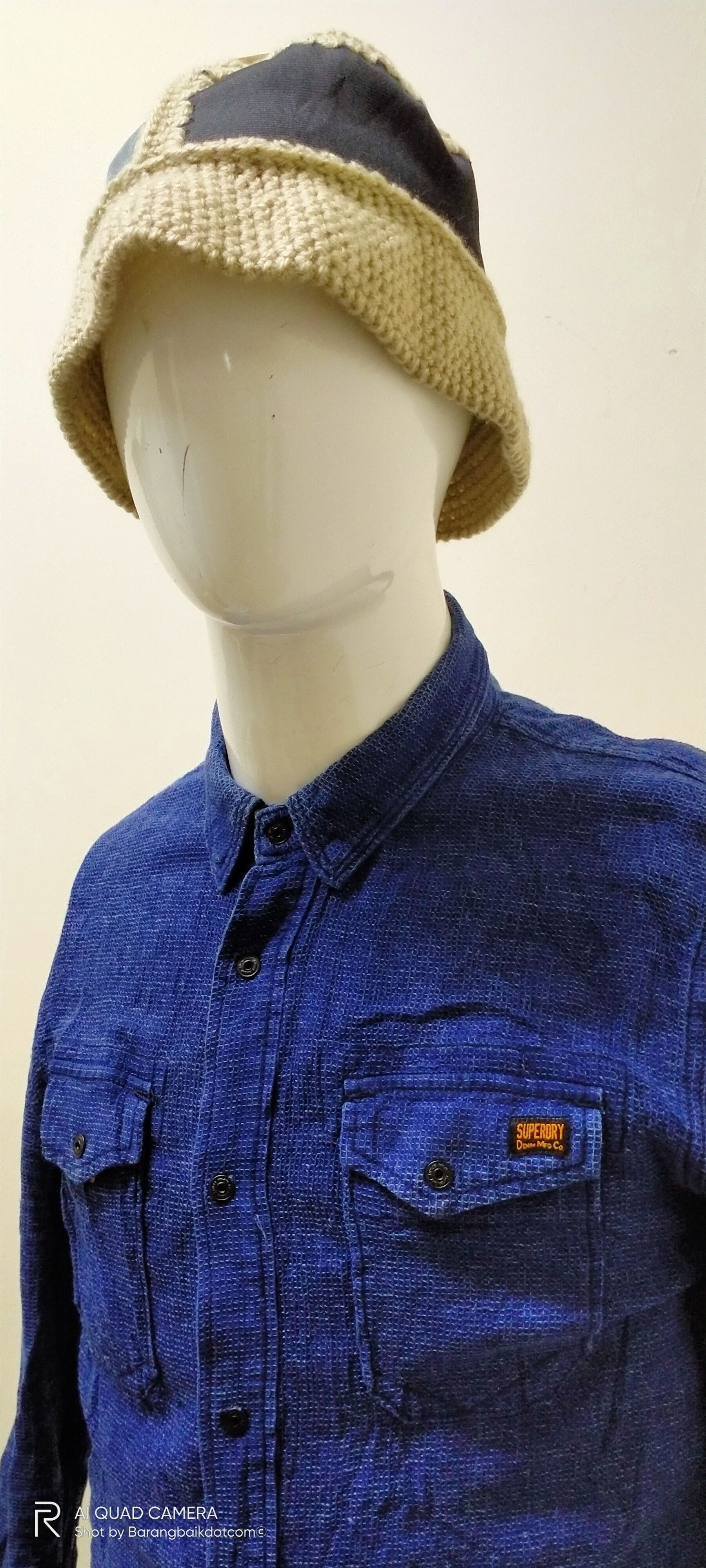 Japanese Brand × Superdry Superdry blue denim l/s button up shirt Size US L / EU 52-54 / 3 - 9 Thumbnail