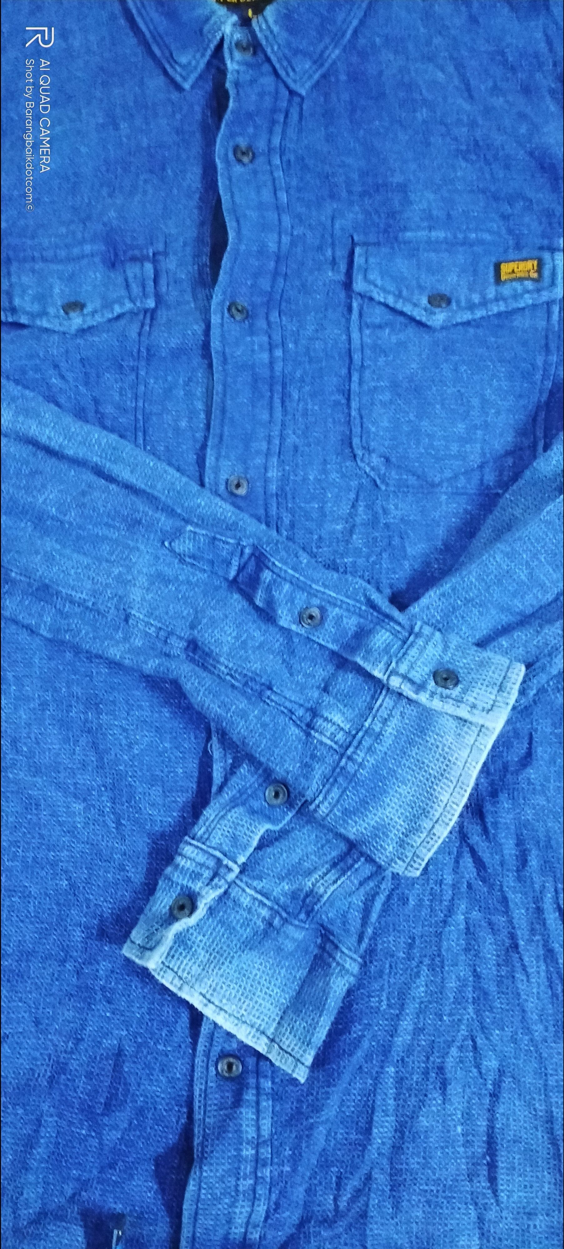 Japanese Brand × Superdry Superdry blue denim l/s button up shirt Size US L / EU 52-54 / 3 - 3 Thumbnail
