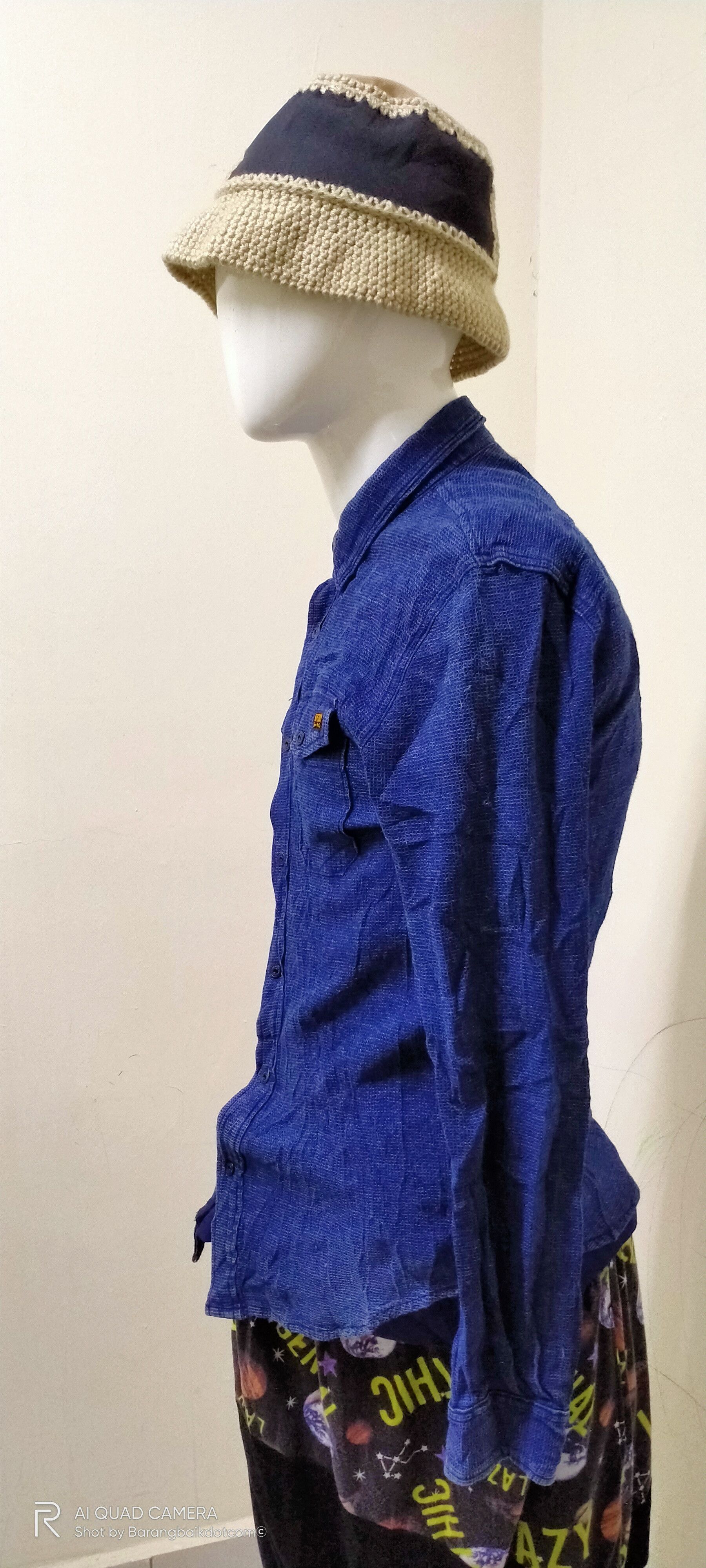 Japanese Brand × Superdry Superdry blue denim l/s button up shirt Size US L / EU 52-54 / 3 - 8 Thumbnail