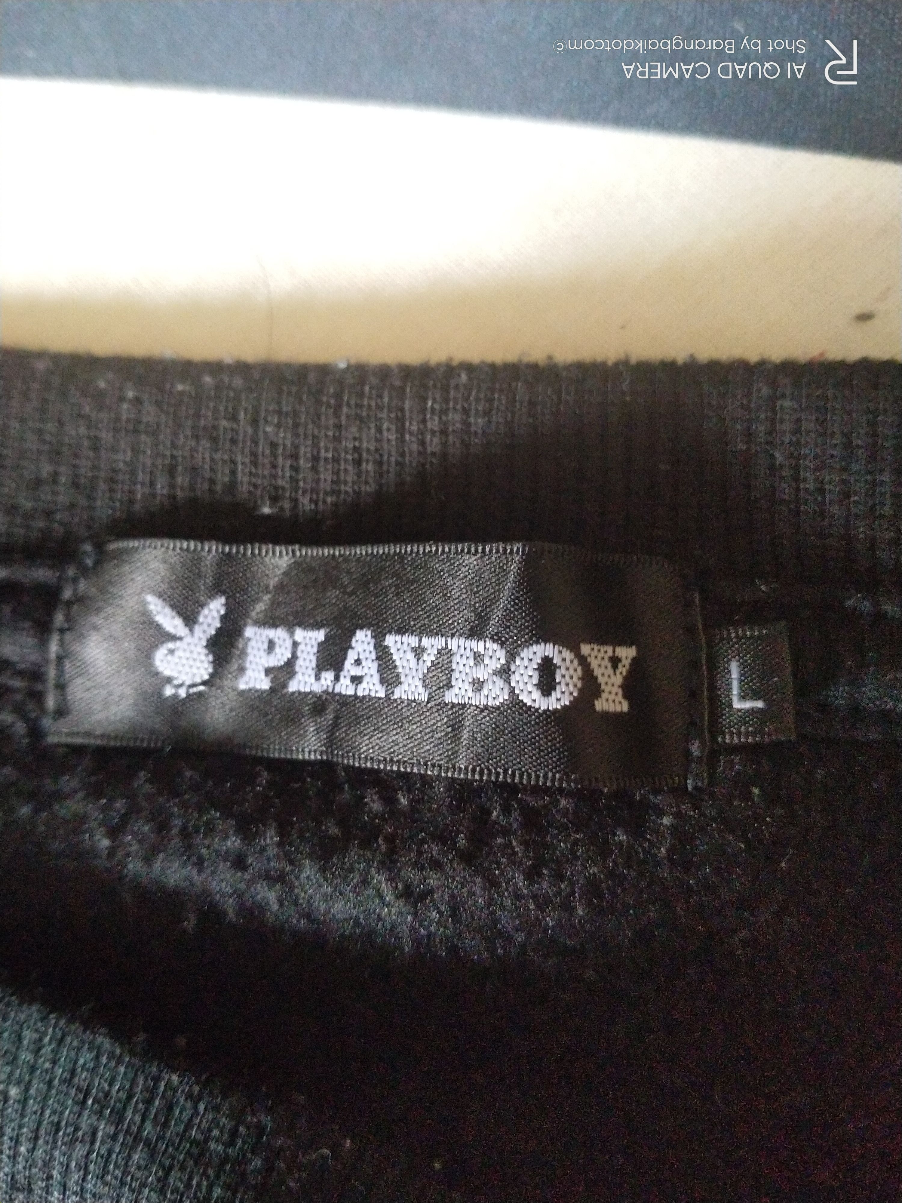 Playboy × Vintage Vintage Playboy spellout crewneck pullover sweater Size US L / EU 52-54 / 3 - 4 Thumbnail