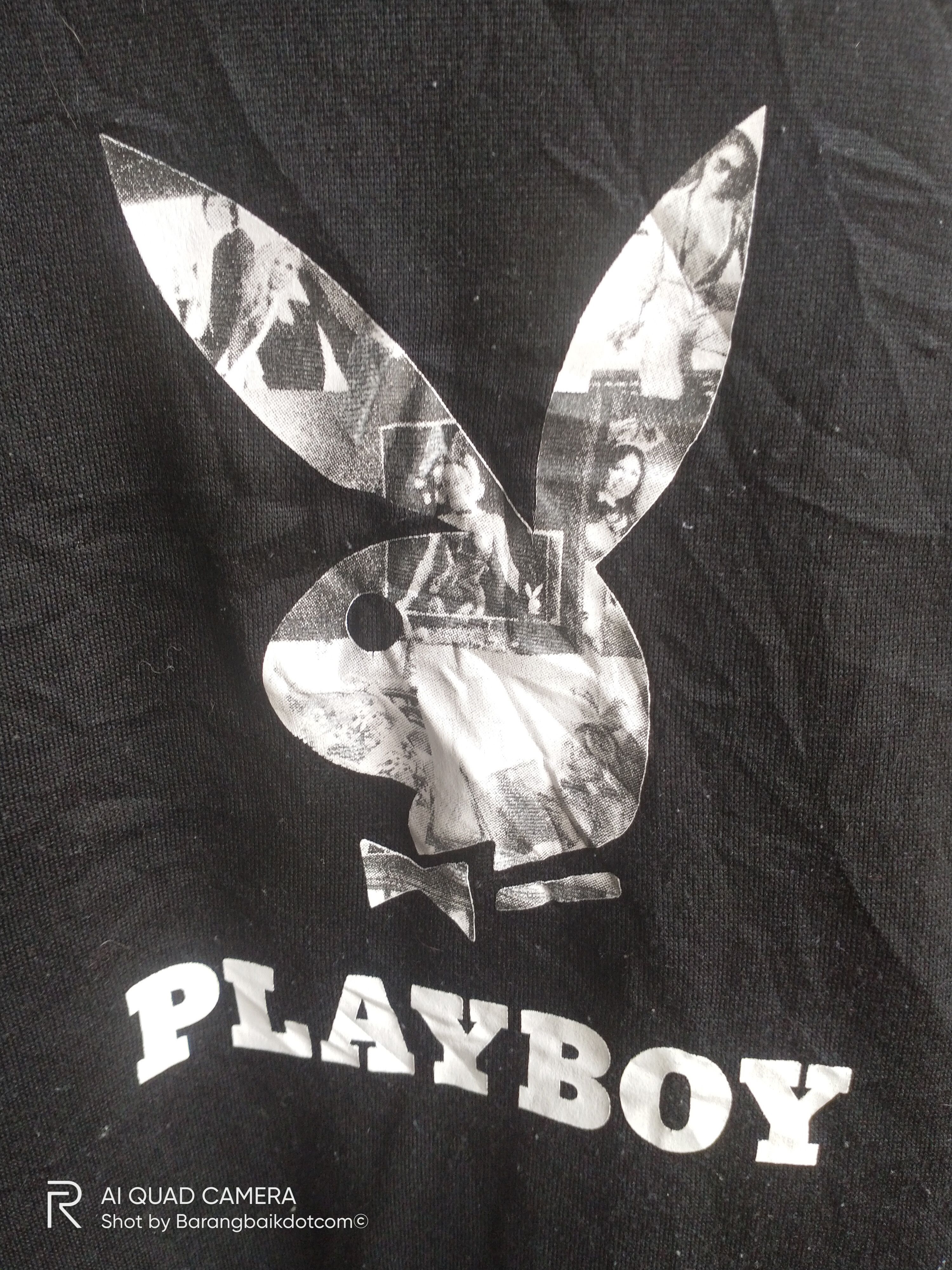 Playboy × Vintage Vintage Playboy spellout crewneck pullover sweater Size US L / EU 52-54 / 3 - 2 Thumbnail