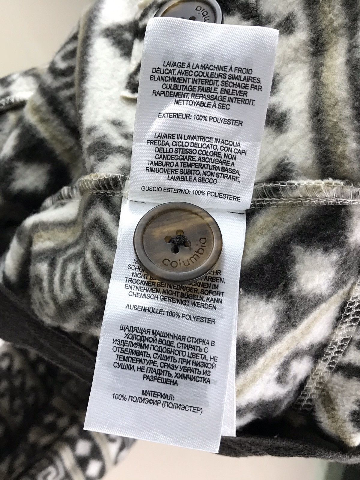 Columbia COLUMBIA FLEECE WINTER CLOAKS CAPE JACKET Size US L / EU 52-54 / 3 - 14 Thumbnail