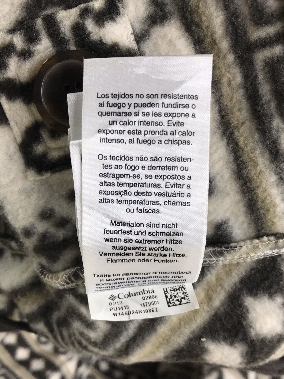 Columbia COLUMBIA FLEECE WINTER CLOAKS CAPE JACKET Size US L / EU 52-54 / 3 - 15 Thumbnail