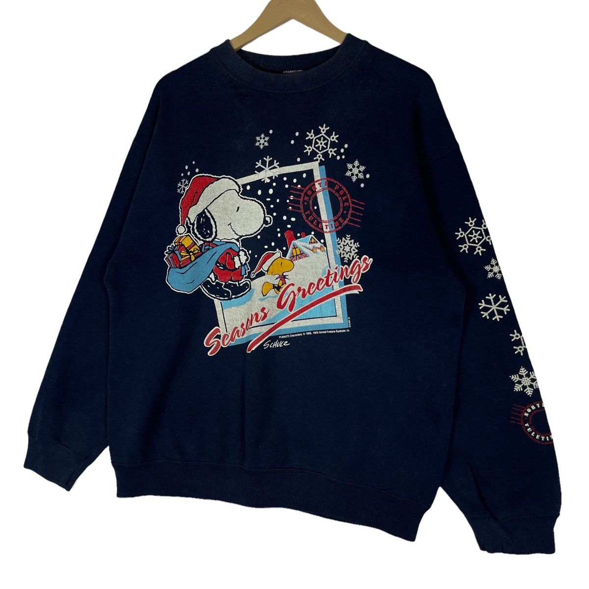 Vintage Snoopy Snoopy Sweatshirt Herren Vintage 90s Snoopy Season