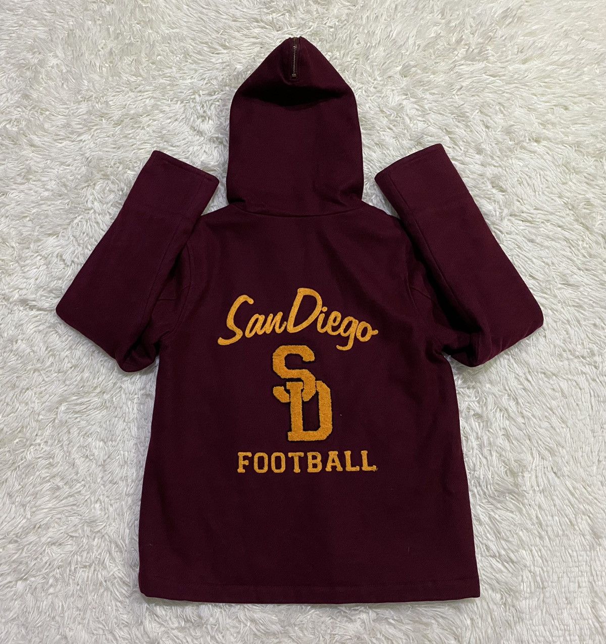 Japanese Brand × LOWRYS FARM San Diego Football by Lowrys Farm Wool Blend Hoodies Jacket Size US S / EU 44-46 / 1 - 4 Thumbnail