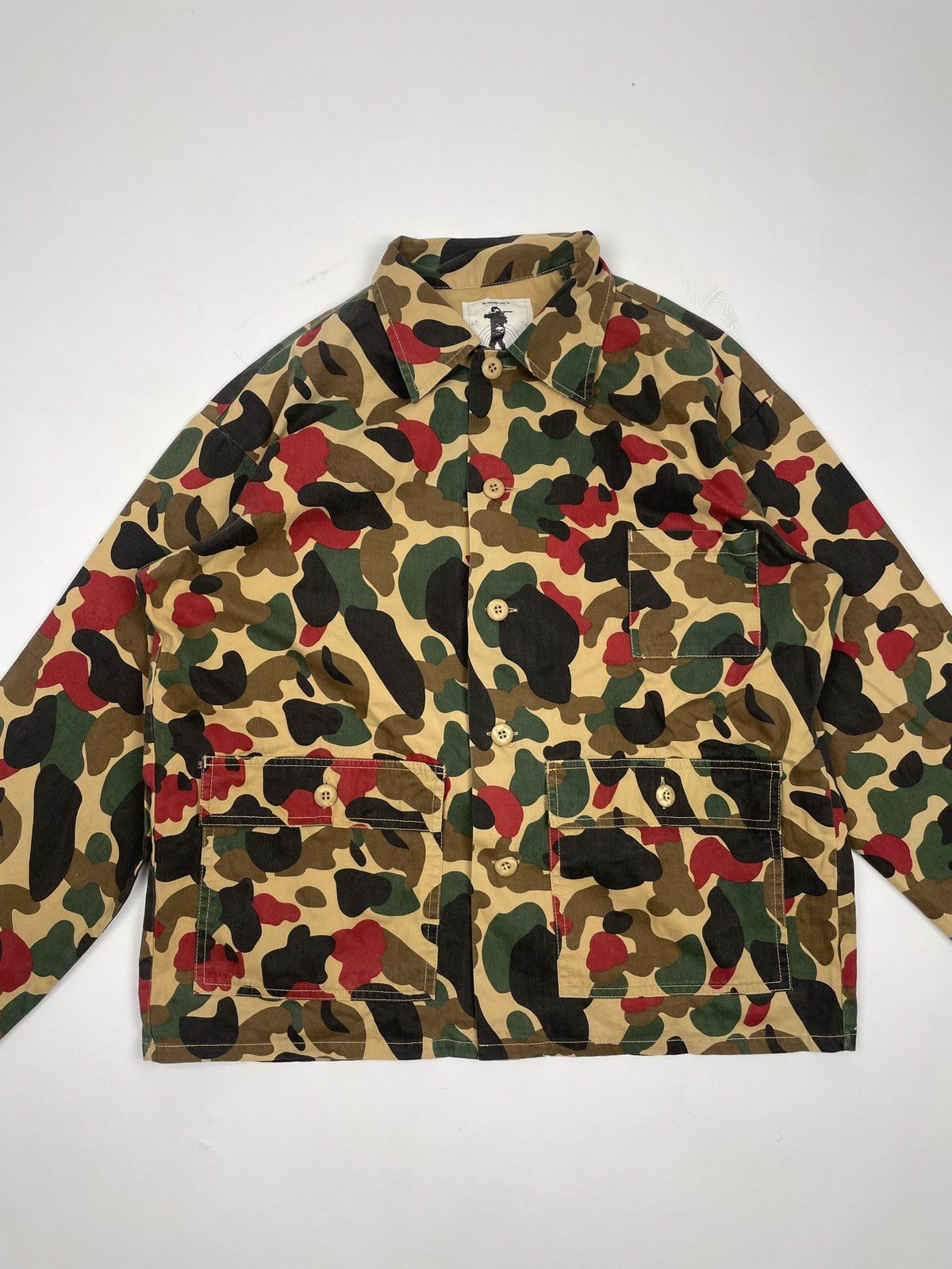 Bape × Vintage OG 1999 A Bathing Ape Duck camo field jacket | Grailed