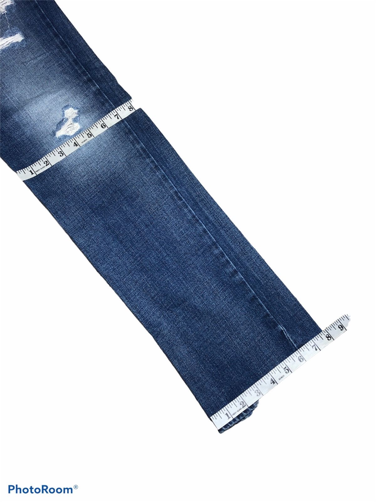 Hollister HOLLISTER DISTRESSED WASHED BLUE DENIM Size US 32 / EU 48 - 7 Thumbnail
