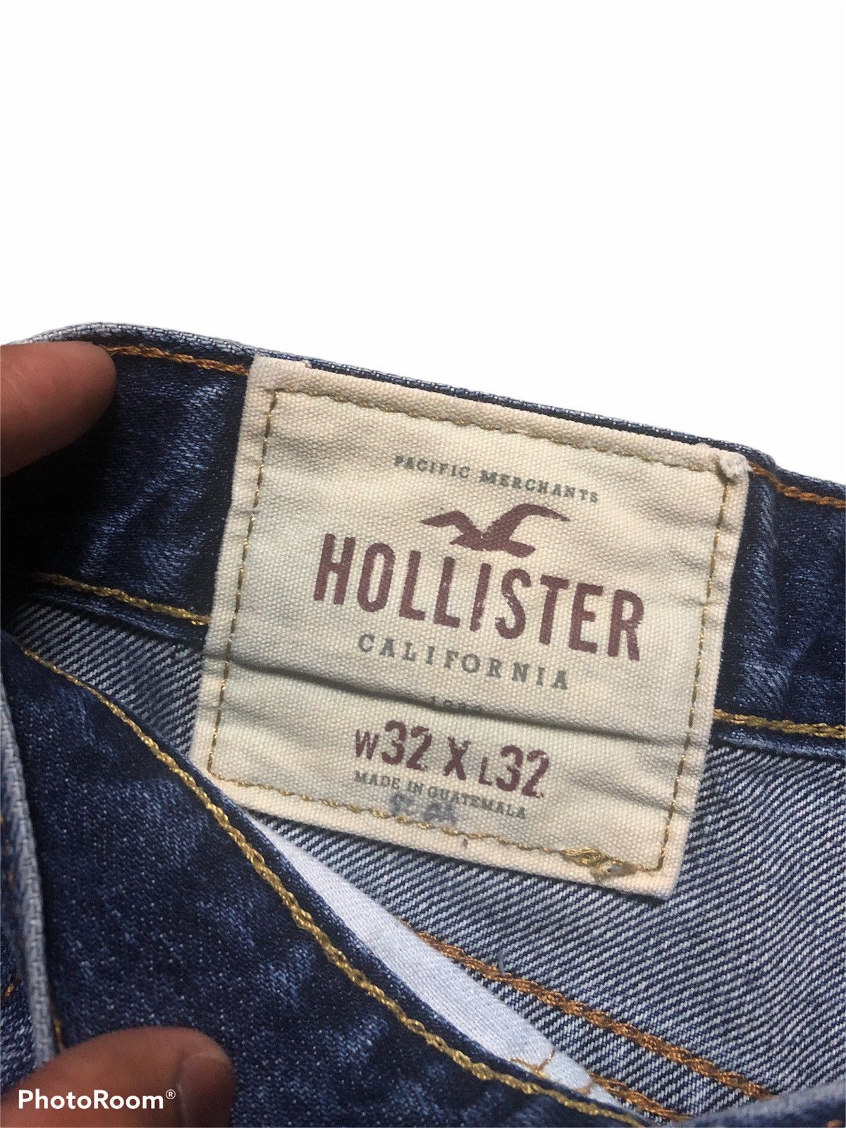 Hollister HOLLISTER DISTRESSED WASHED BLUE DENIM Size US 32 / EU 48 - 5 Thumbnail