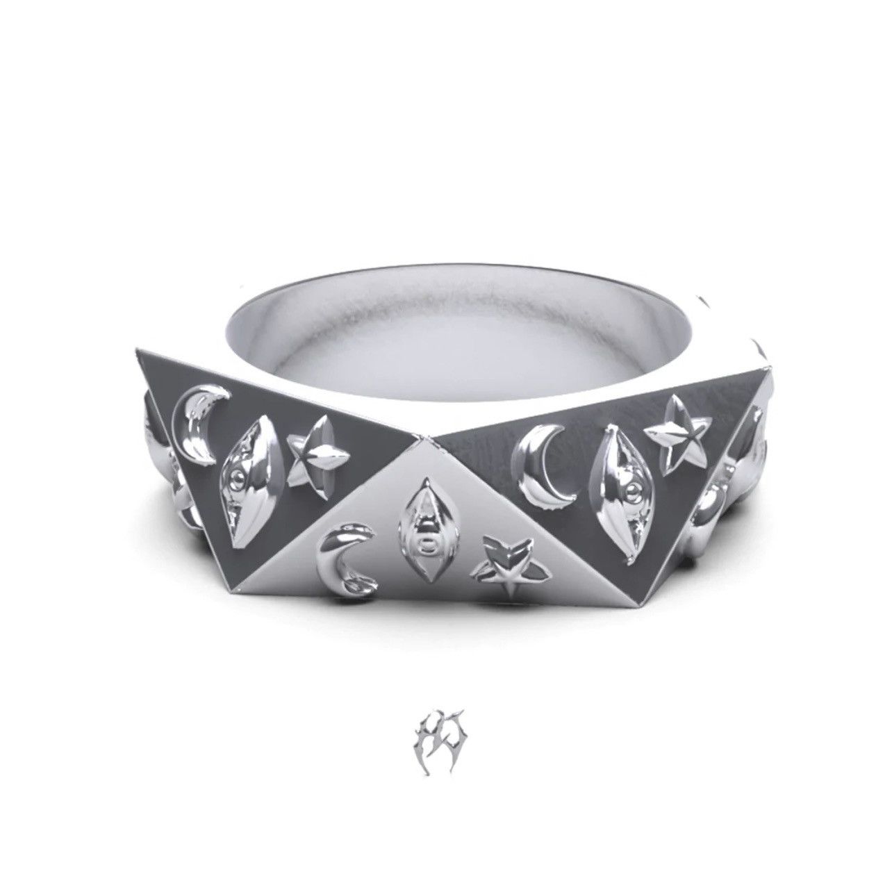 Jewelry Hard Jewelry HJ Astrology Ring - Size 7 Size ONE SIZE - 1 Thumbnail
