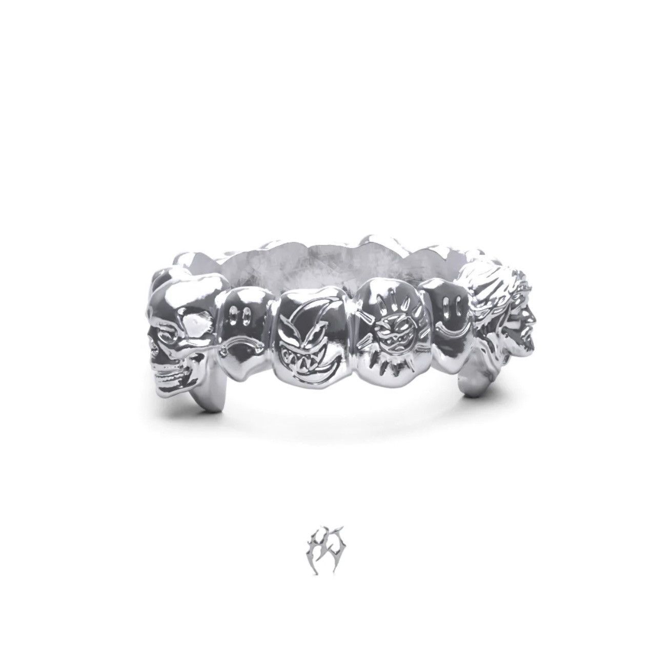 Jewelry Hard Jewelry HJ Flooded Grill Ring - Size 7 Size ONE SIZE - 3 Thumbnail