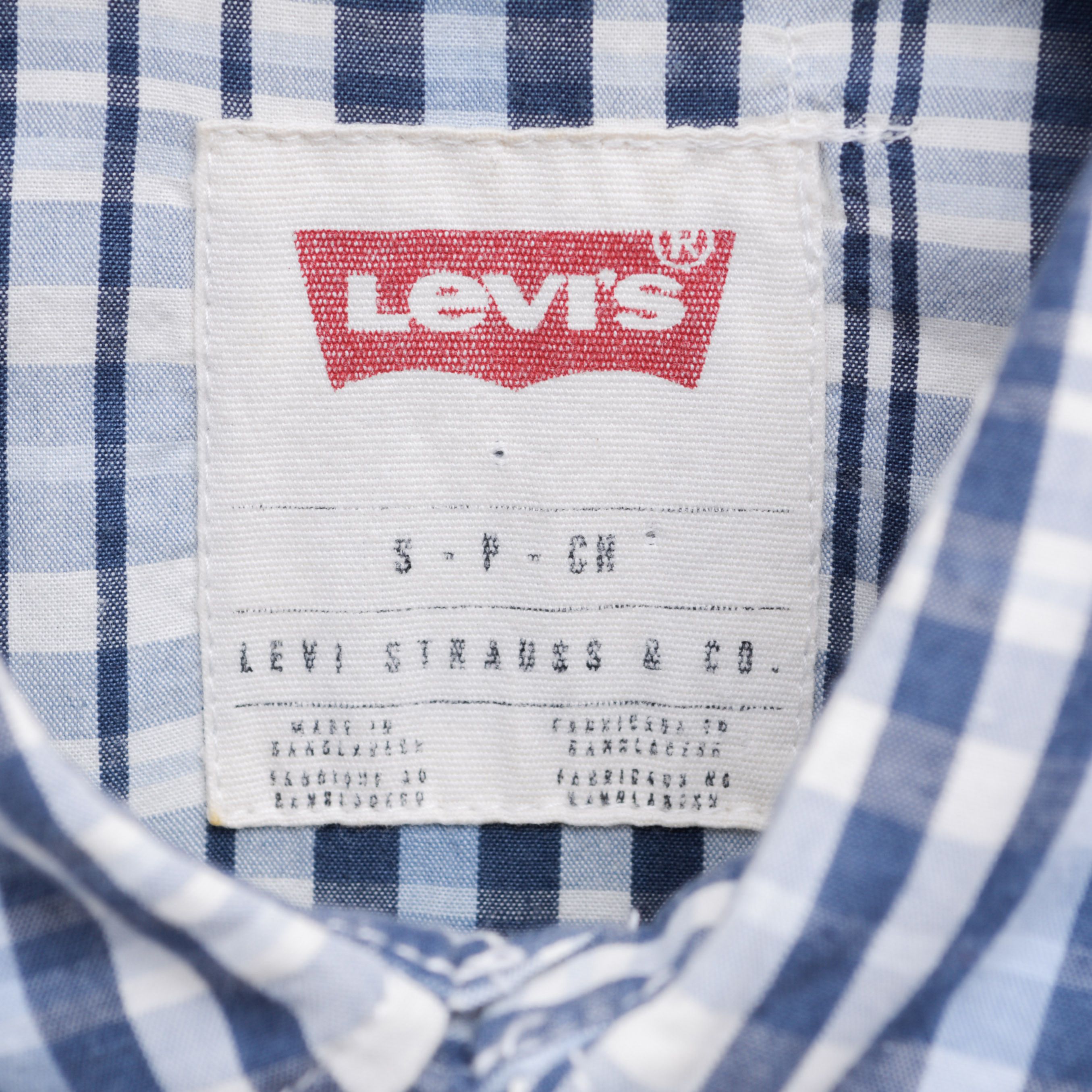 Levi's LEVI'S Casual Shirt Formal Short Sleeve plaid check Top Tee Size US S / EU 44-46 / 1 - 4 Thumbnail