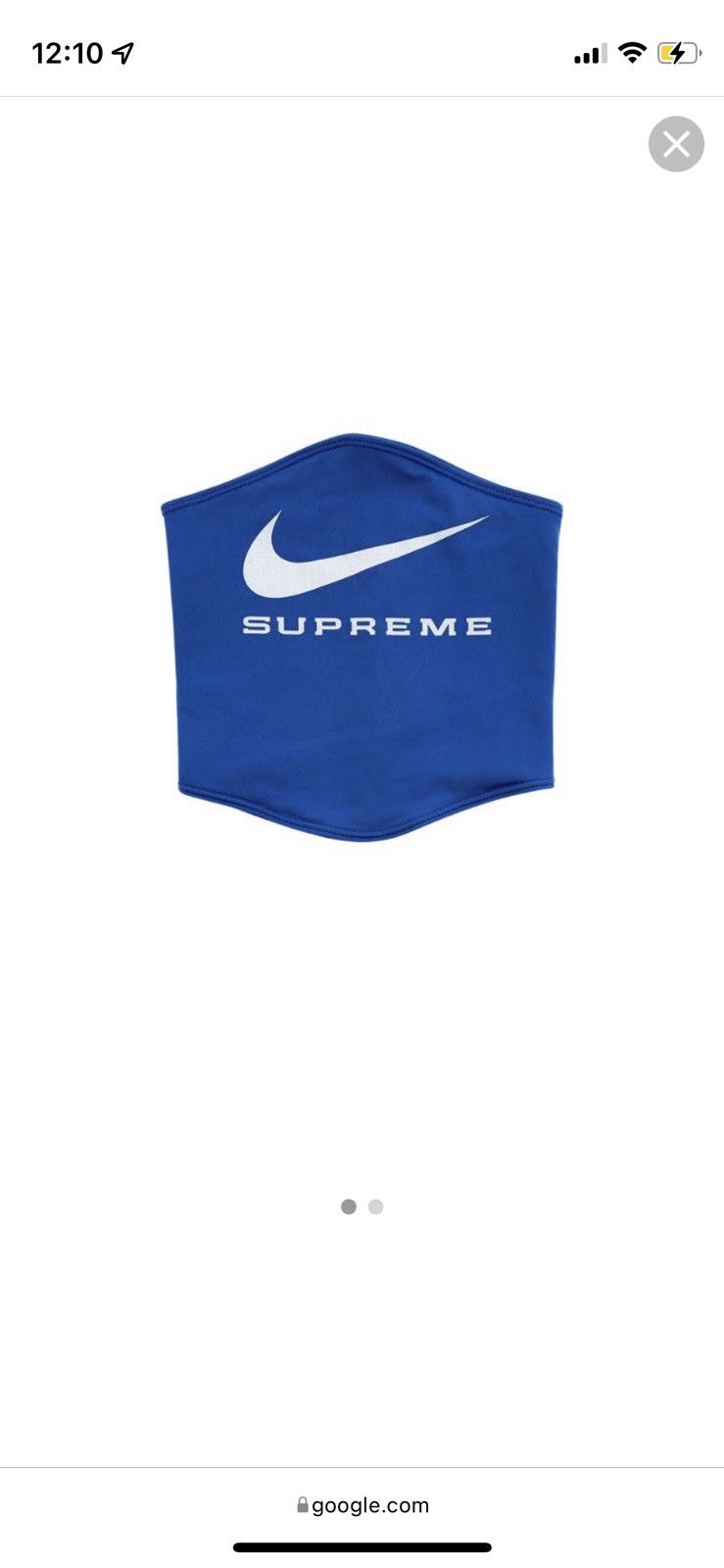 Supreme Nike Neck Warmer | Grailed