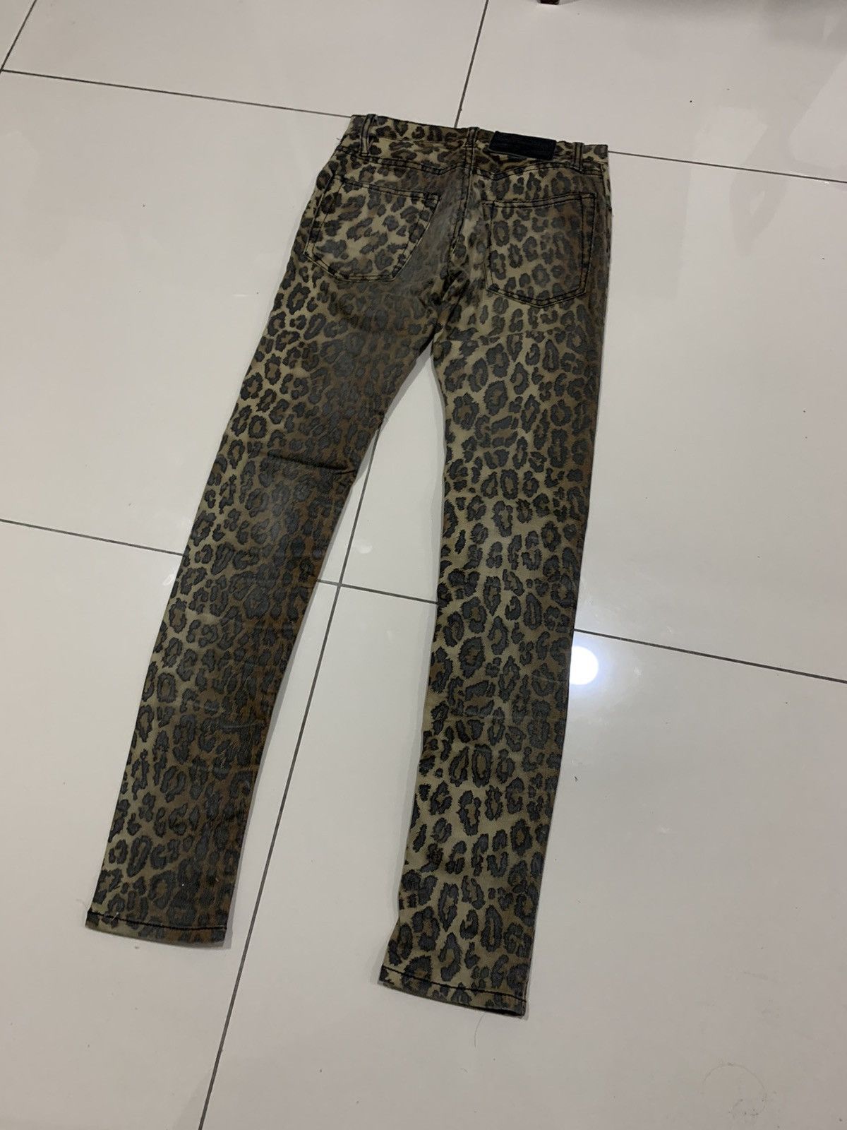 Designer × Hysteric Glamour × Japanese Brand HYSTERIC GLAMOUR CHEETAH MOTIVE DENIM PANTS Size 26" / US 2 / IT 38 - 10 Thumbnail