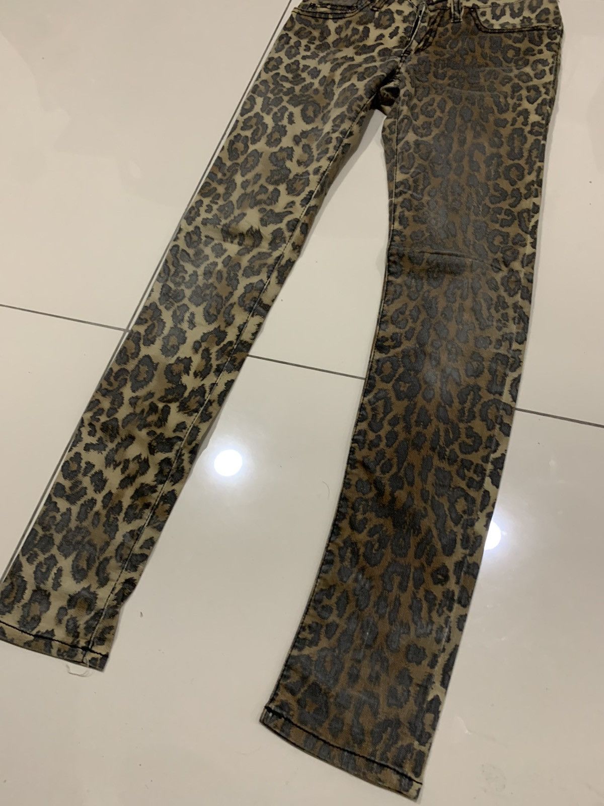 Designer × Hysteric Glamour × Japanese Brand HYSTERIC GLAMOUR CHEETAH MOTIVE DENIM PANTS Size 26" / US 2 / IT 38 - 17 Thumbnail