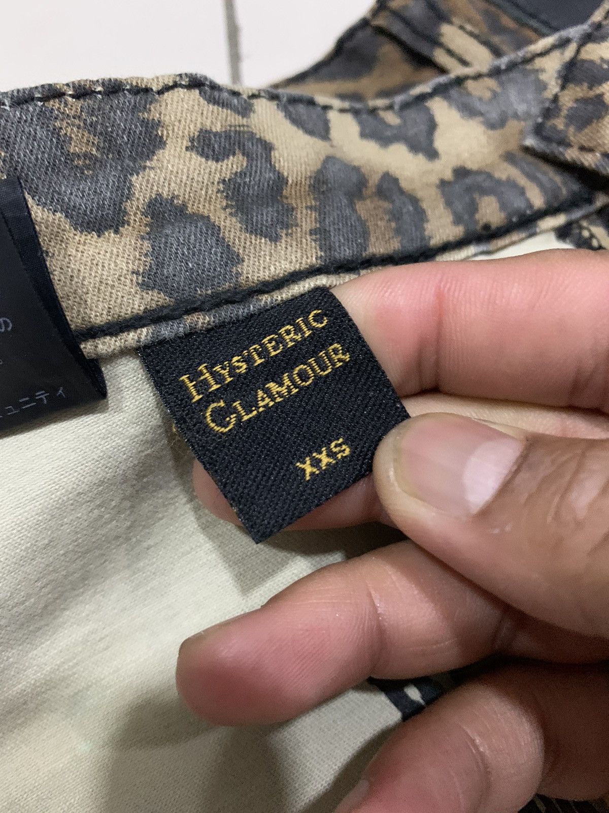 Designer × Hysteric Glamour × Japanese Brand HYSTERIC GLAMOUR CHEETAH MOTIVE DENIM PANTS Size 26" / US 2 / IT 38 - 3 Thumbnail