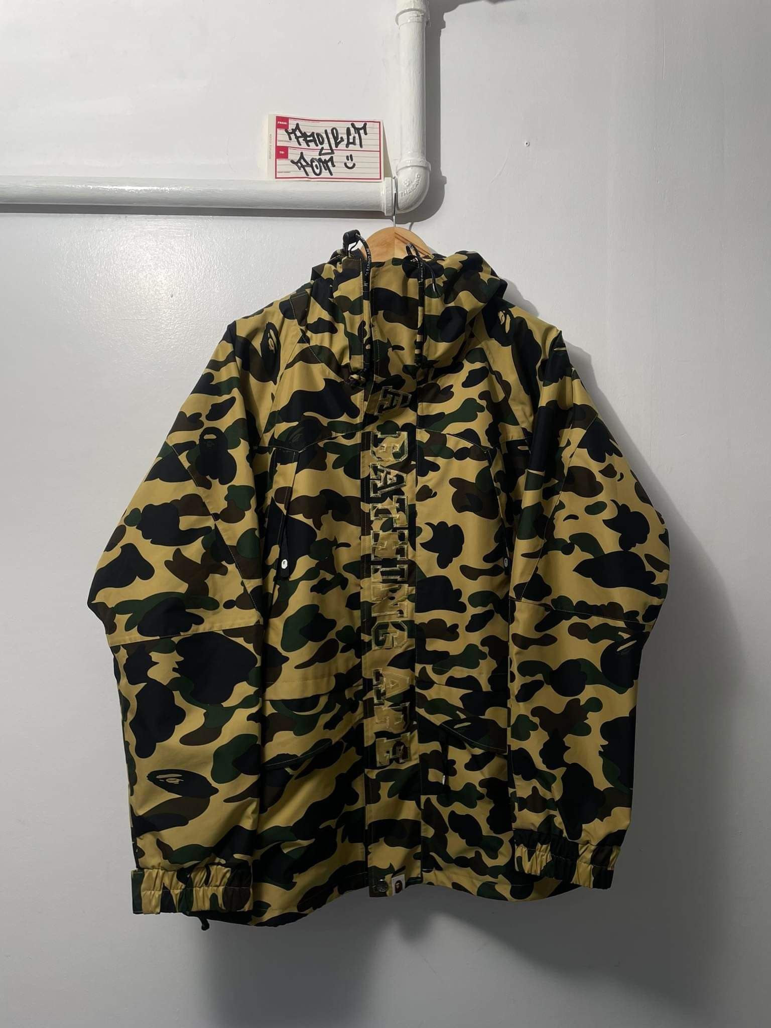 BAPE Gore-Tex 1st Camo Snowboard Jacket (FW18) Yellow