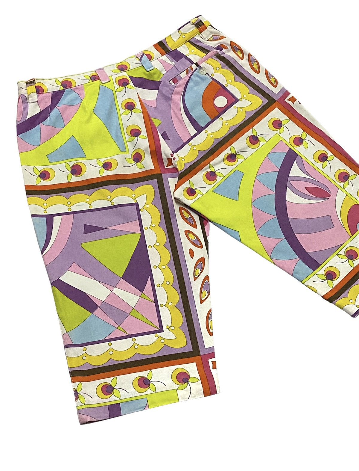 Designer × Dolce & Gabbana Vintage Dolce & Gabana Multicolour Psychedelic Shorts Pants Size US 30 / EU 46 - 22 Thumbnail