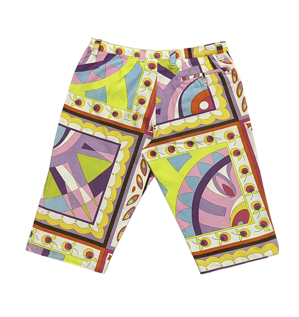 Designer × Dolce & Gabbana Vintage Dolce & Gabana Multicolour Psychedelic Shorts Pants Size US 30 / EU 46 - 3 Thumbnail