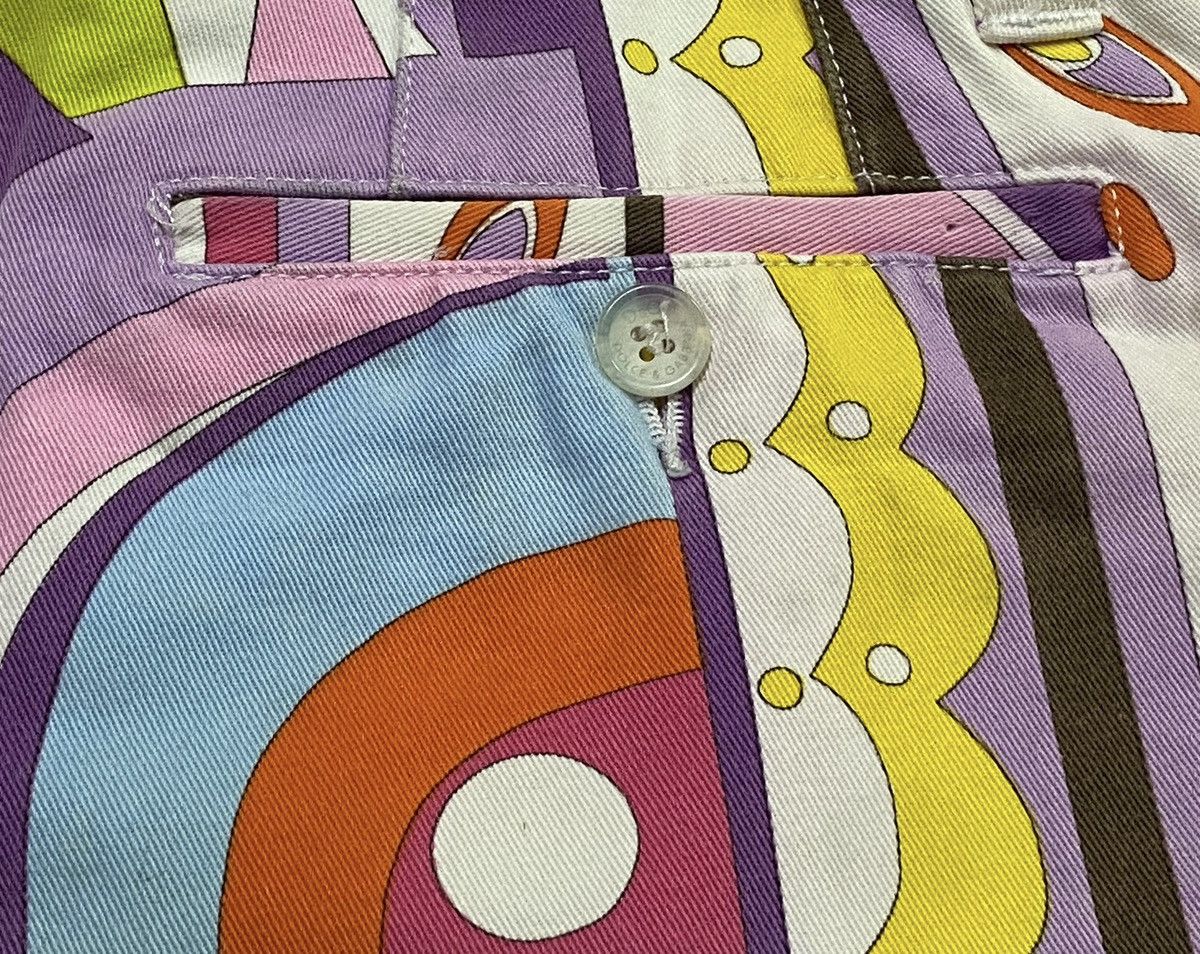 Designer × Dolce & Gabbana Vintage Dolce & Gabana Multicolour Psychedelic Shorts Pants Size US 30 / EU 46 - 15 Thumbnail
