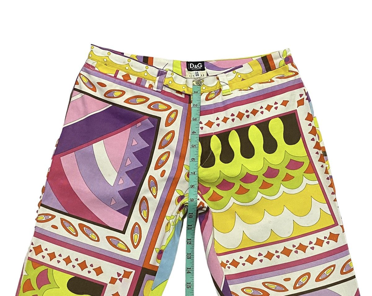 Designer × Dolce & Gabbana Vintage Dolce & Gabana Multicolour Psychedelic Shorts Pants Size US 30 / EU 46 - 5 Thumbnail
