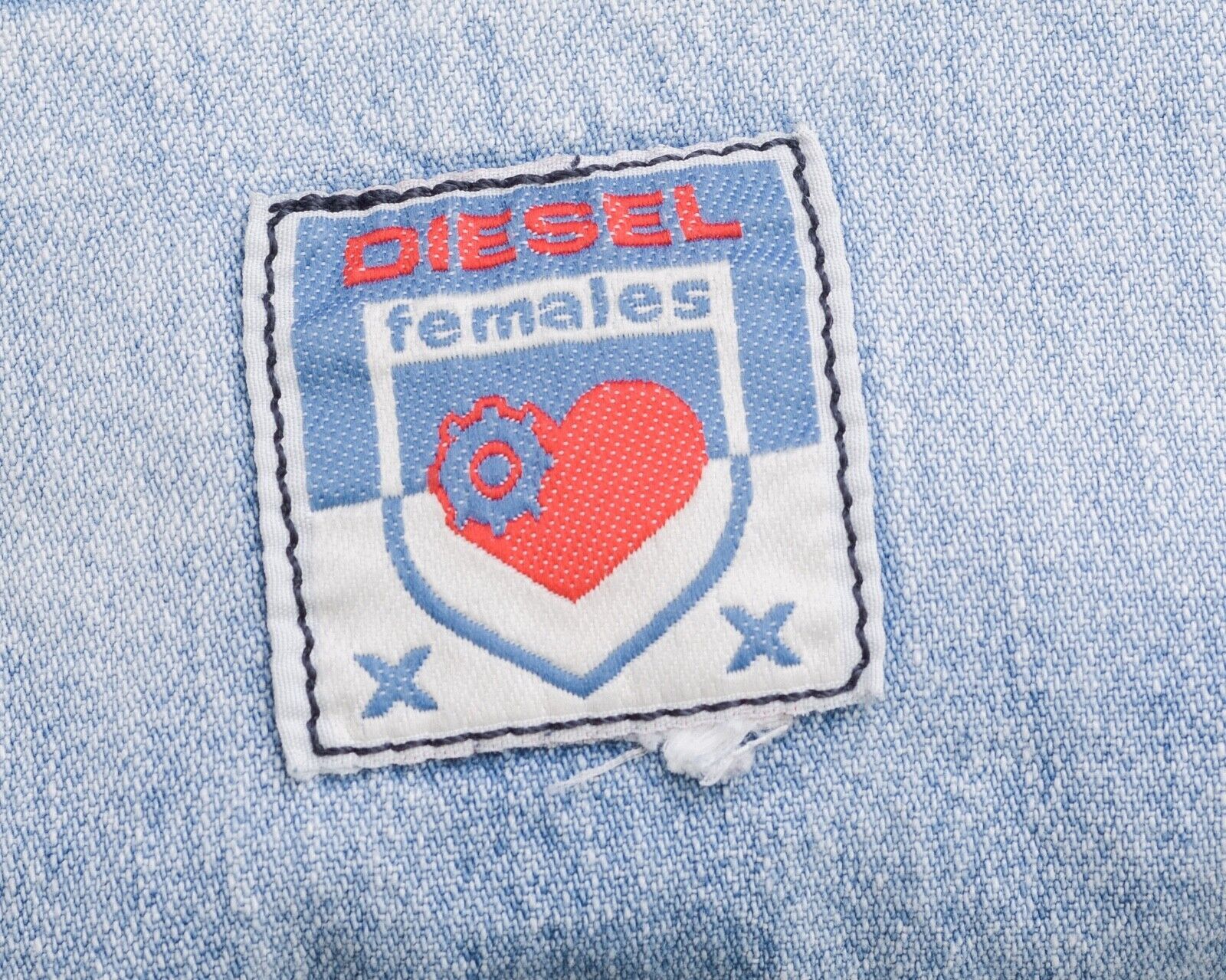 Diesel × Vintage Women's Denim Shirt Jacket Blue Snap Buttons Blazer Top Size M / US 6-8 / IT 42-44 - 7 Thumbnail
