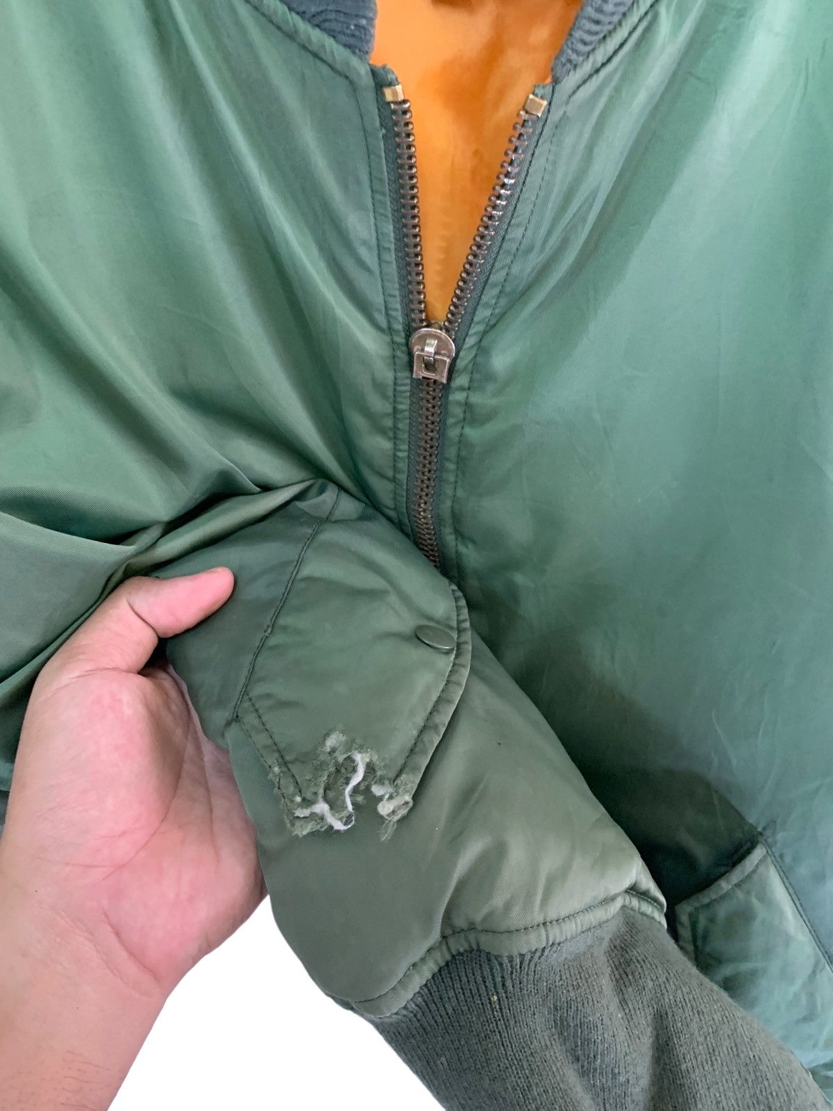 Japanese Brand × Vintage Vintage Military Bomber Flight Jacket Size US L / EU 52-54 / 3 - 4 Thumbnail