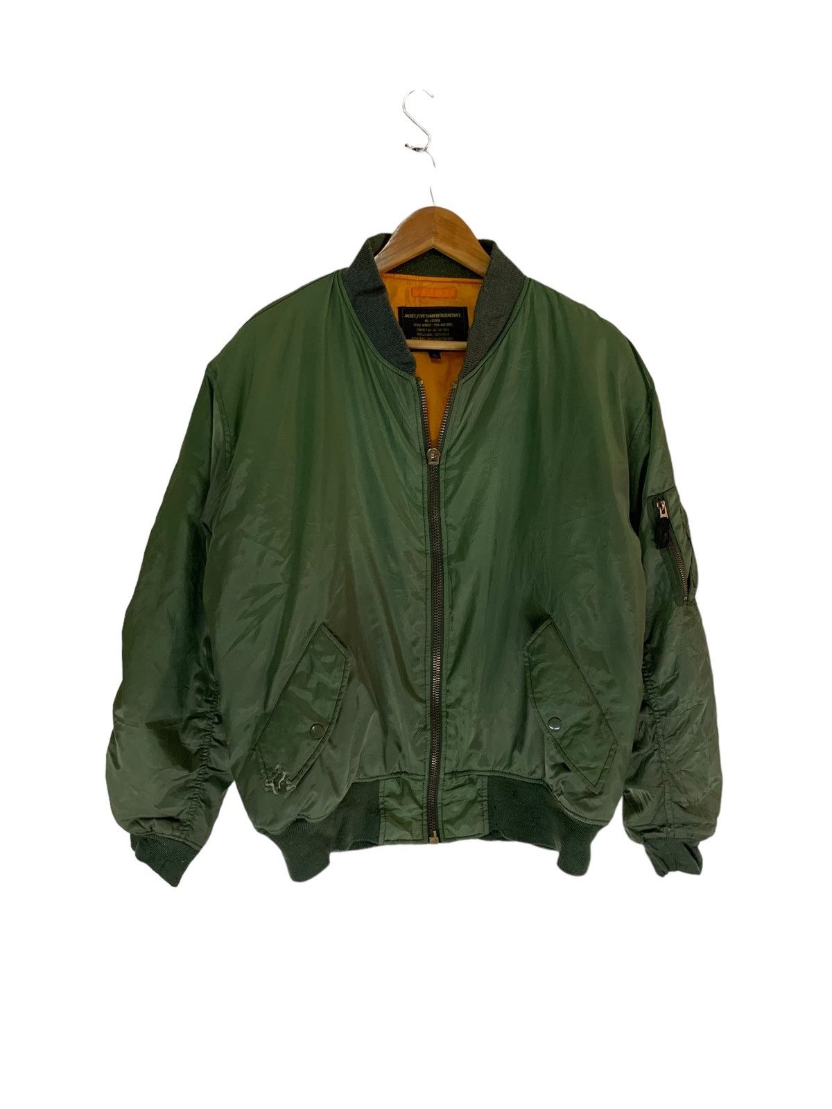 Japanese Brand × Vintage Vintage Military Bomber Flight Jacket Size US L / EU 52-54 / 3 - 1 Thumbnail