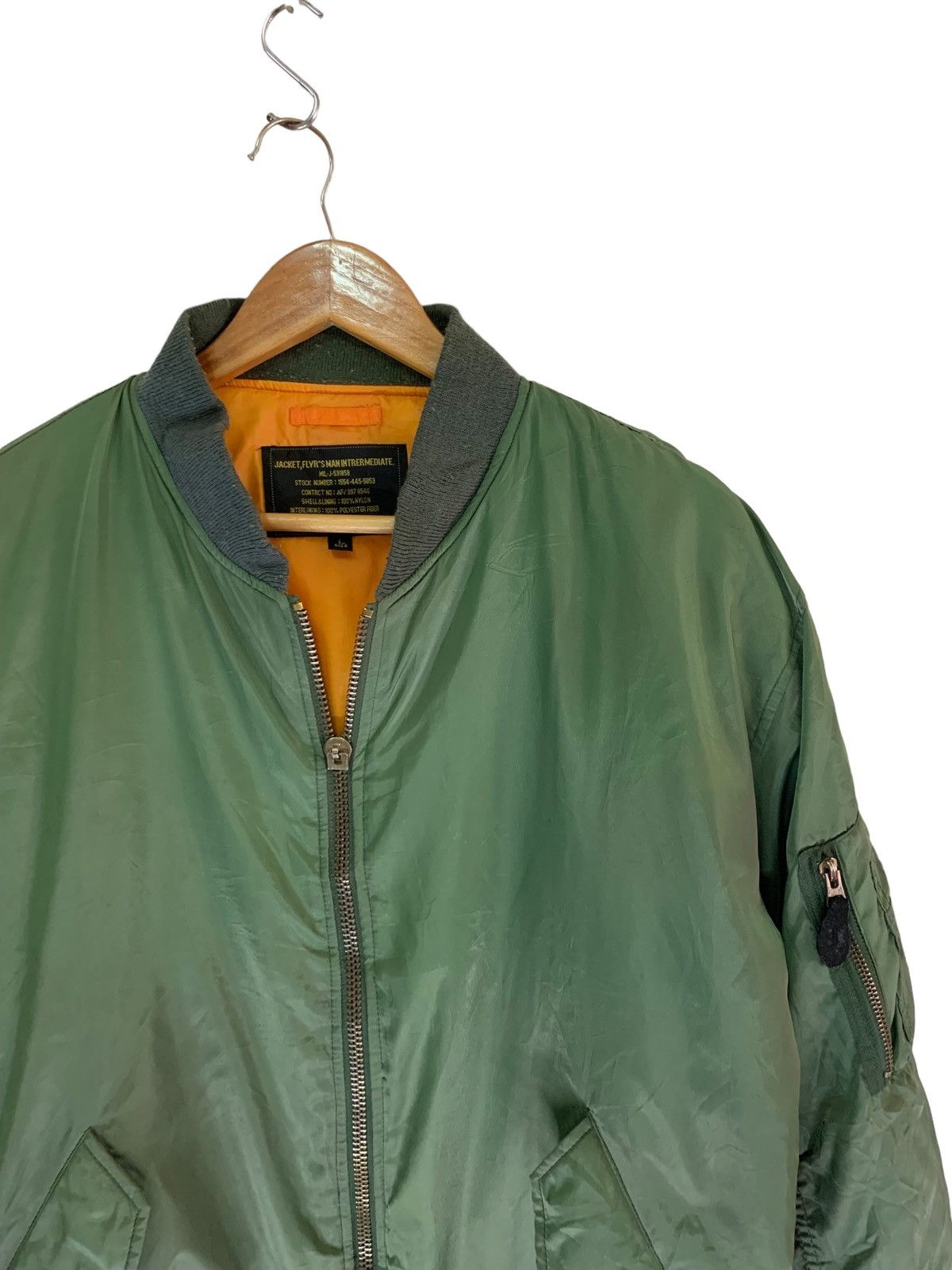 Japanese Brand × Vintage Vintage Military Bomber Flight Jacket Size US L / EU 52-54 / 3 - 2 Thumbnail
