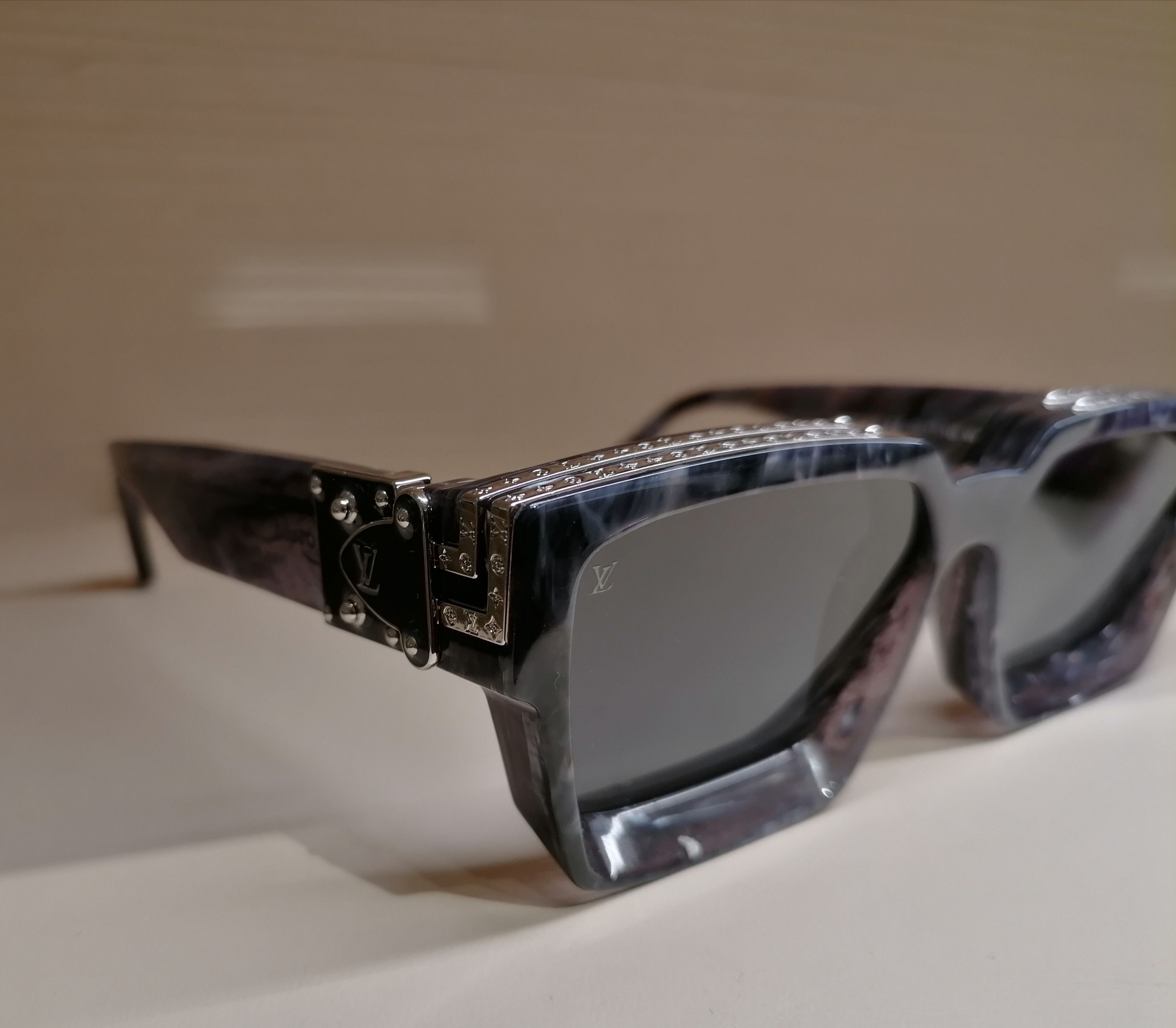 Louis Vuitton, Accessories, Louis Vuitton Gris Grey Marble 1 Millionaires Sunglasses  Limited Edition