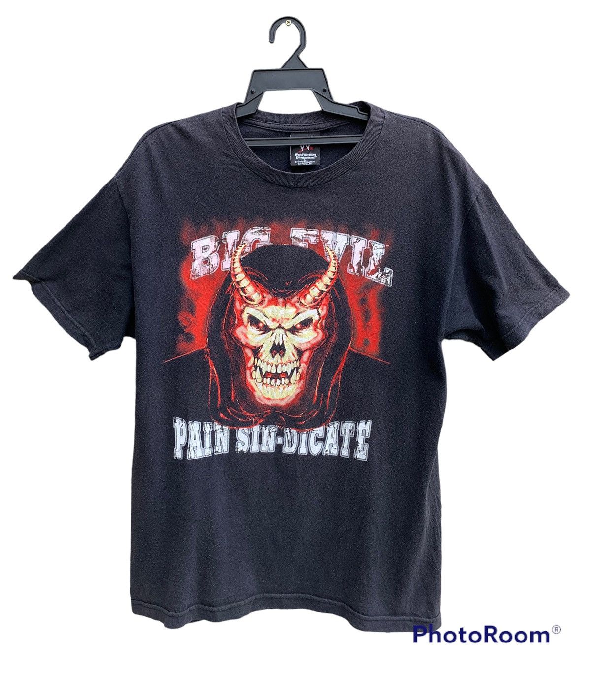 Vintage Vintage Big Evil Pain Sin-Dicate WWE T Shirt Size US L / EU 52-54 / 3 - 1 Thumbnail