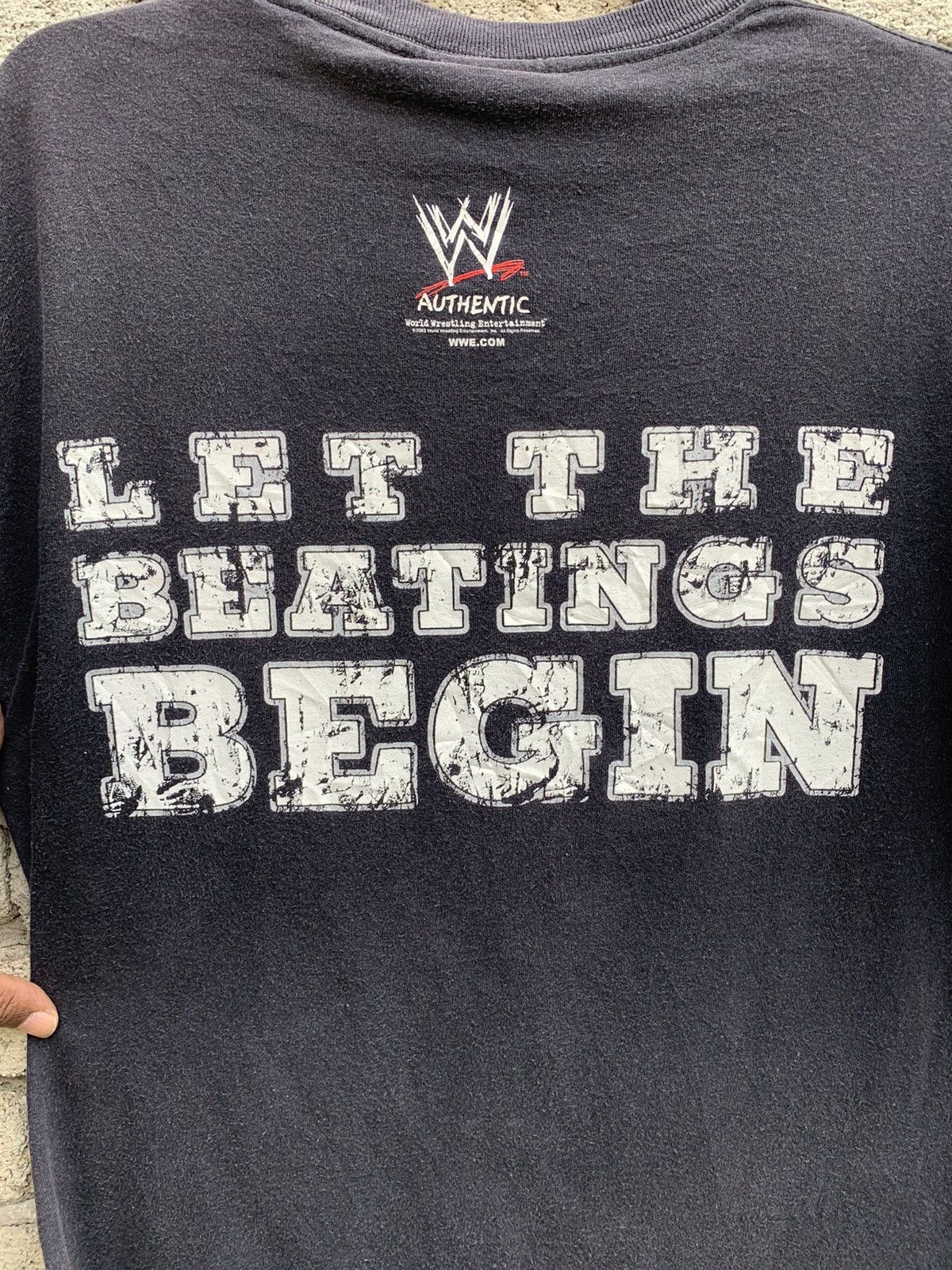 Vintage Vintage Big Evil Pain Sin-Dicate WWE T Shirt Size US L / EU 52-54 / 3 - 9 Thumbnail