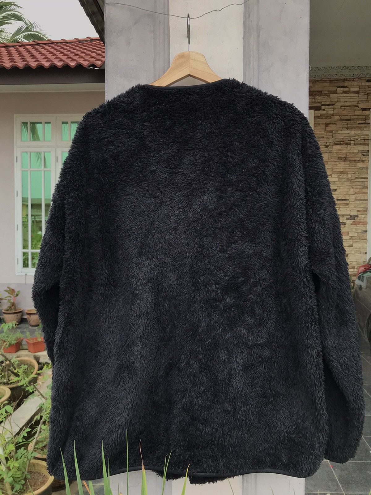 Japanese Brand 🔥Rare🔥 Uniqlo Furry Zipper Pocket Sweater Size US XL / EU 56 / 4 - 2 Thumbnail