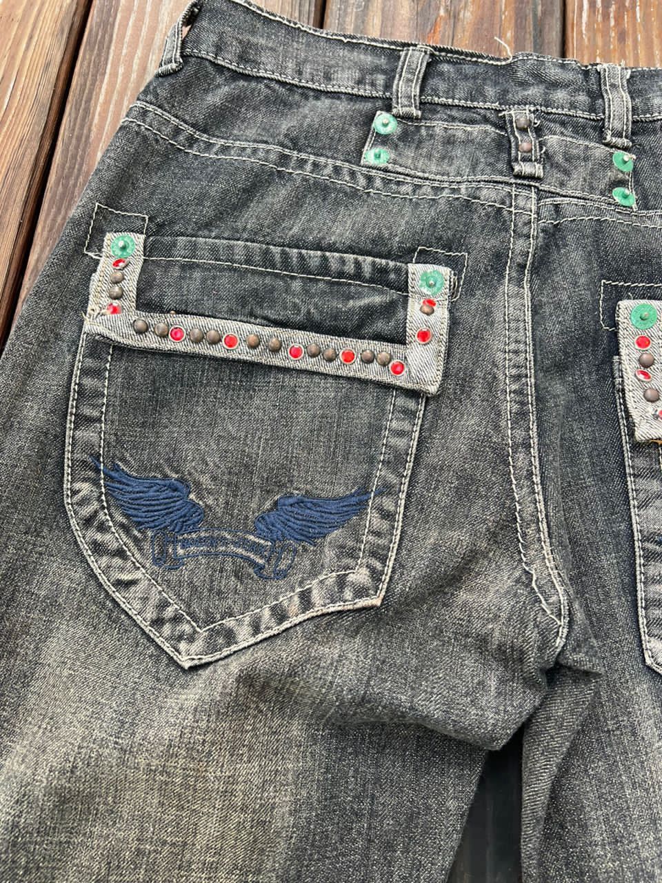 Robins Jeans Japanese Brand Robins Jeans Nice Design Size 31 Size US 31 - 21 Thumbnail
