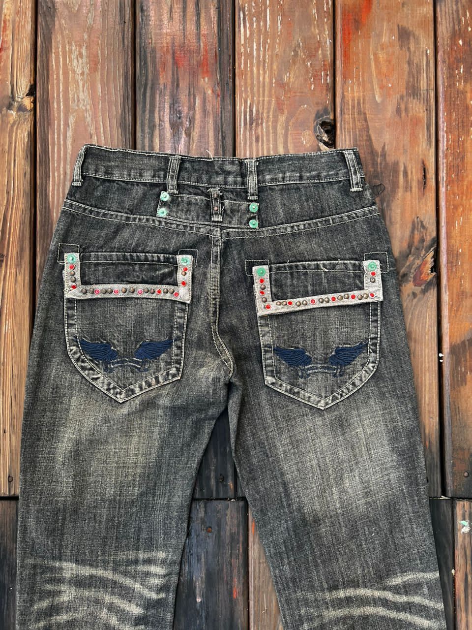 Robins Jeans Japanese Brand Robins Jeans Nice Design Size 31 Size US 31 - 15 Thumbnail