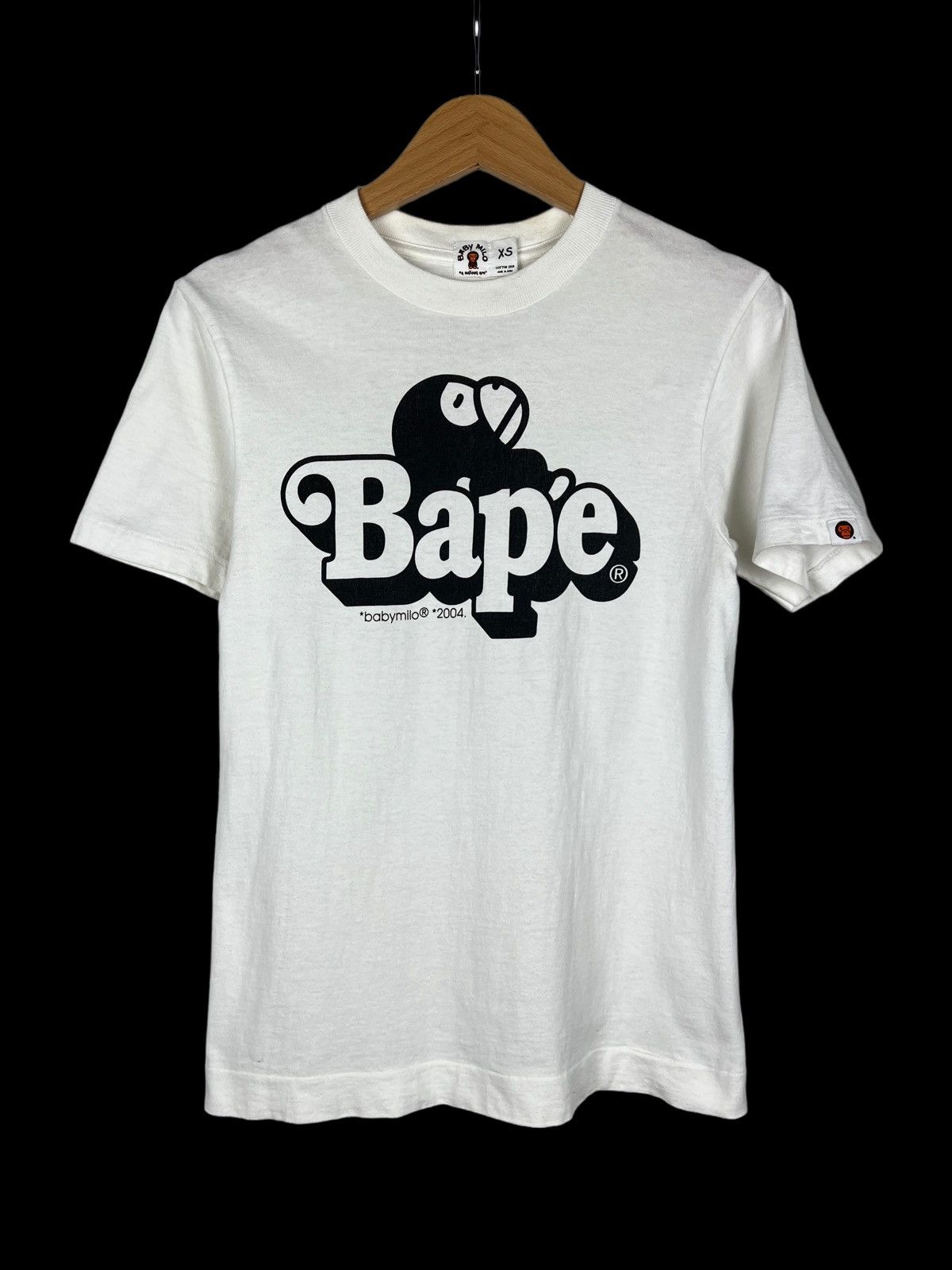 Bape Vintage 2004 Bape Baby Milo Tshirt Size US XS / EU 42 / 0 - 1 Thumbnail