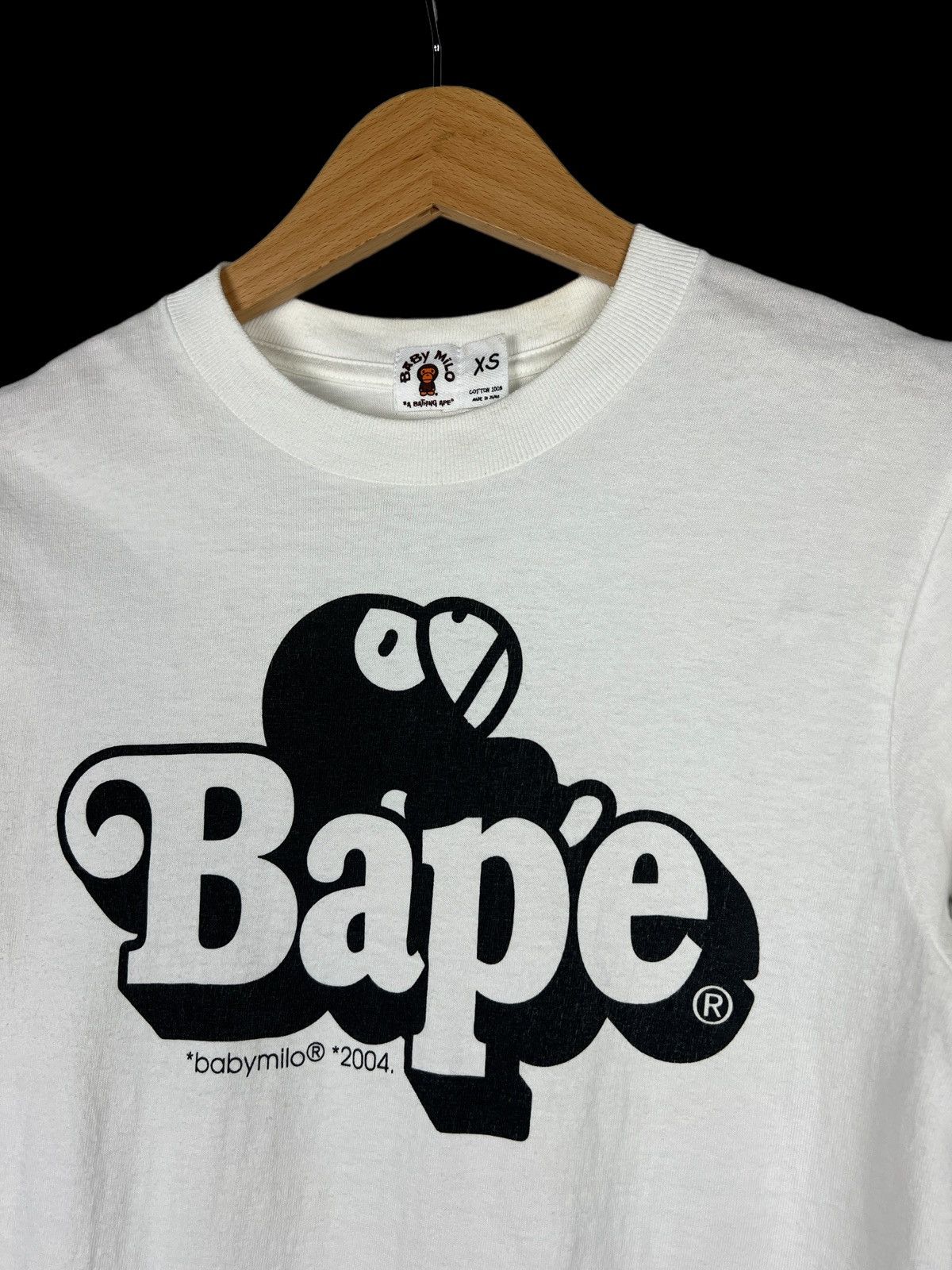 Bape Vintage 2004 Bape Baby Milo Tshirt Size US XS / EU 42 / 0 - 2 Thumbnail