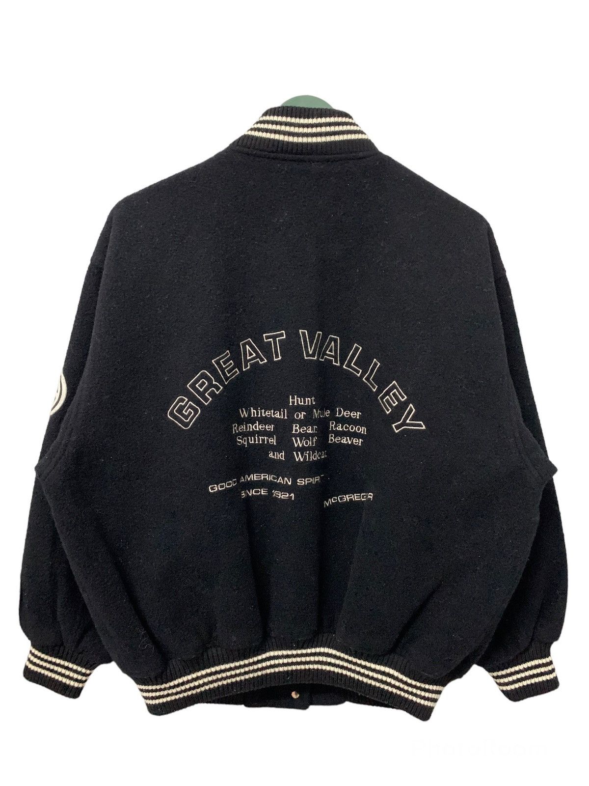 Vintage McGREGOR GREAT VALLEY HUNT 1921 Wool Varsity Jacket